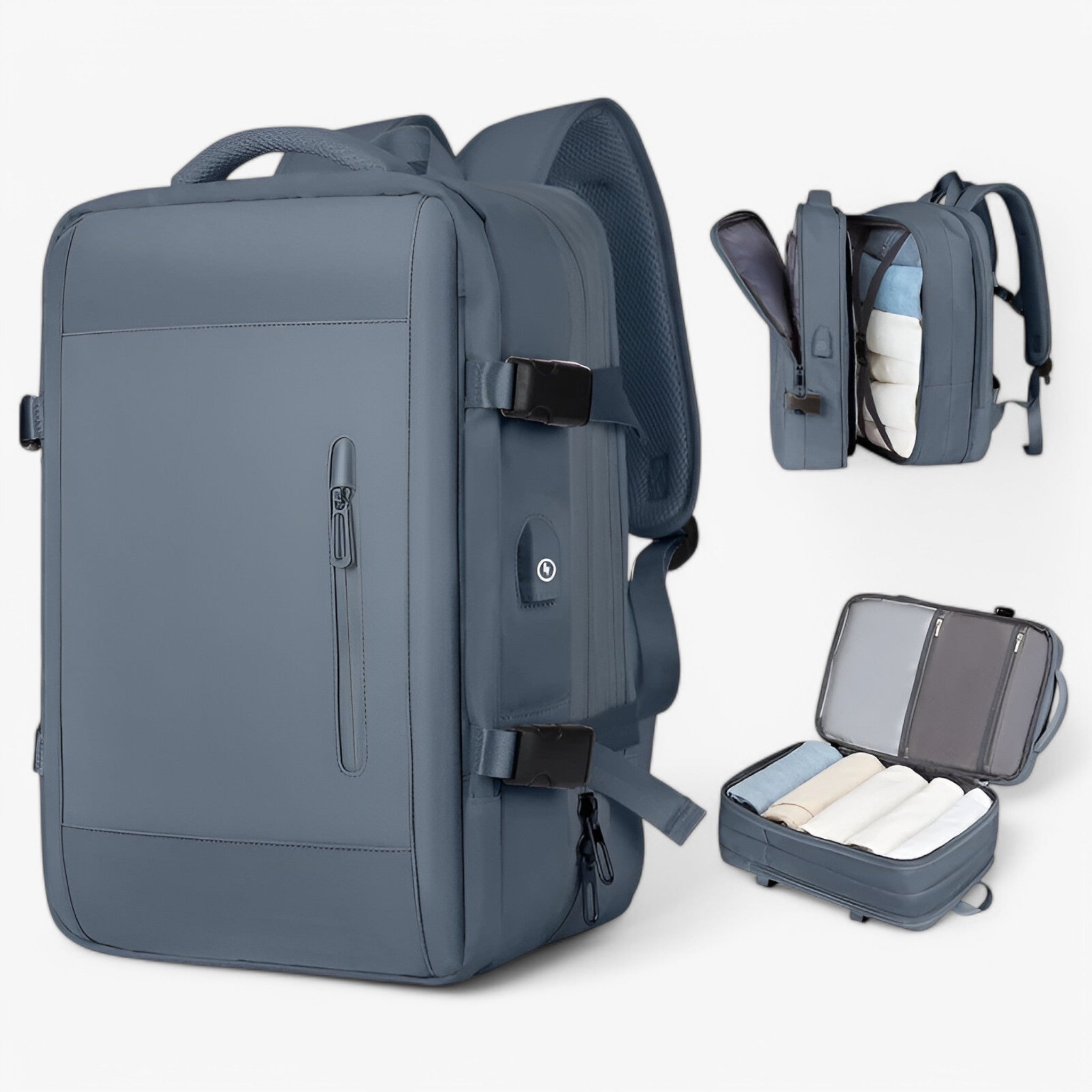 Ellis | Borsa da viaggio grande - Resistente e spaziosa - Blu scuro - - Concept Palermo