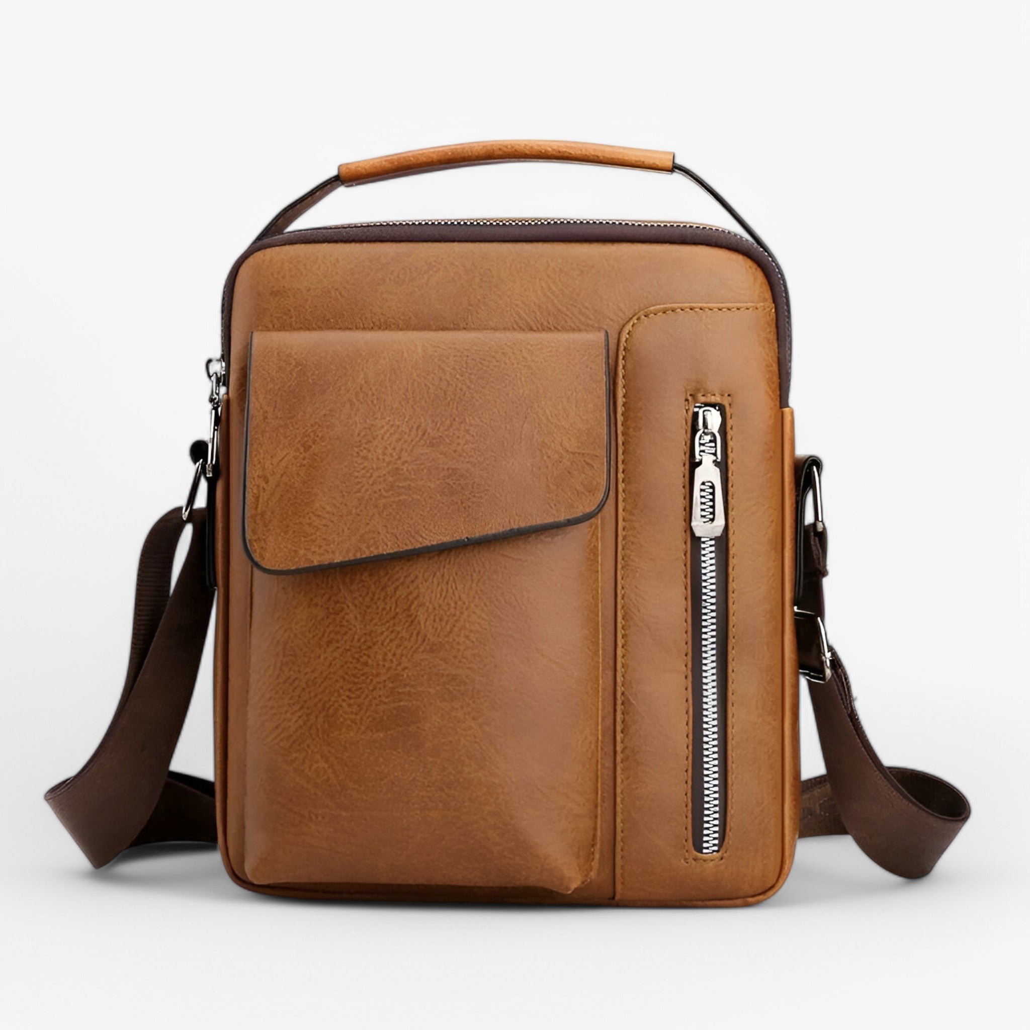 Prestige™ – Borsa a Spalla in Pelle Luxe per Stile e Funzionalità - - business casual Elegant new - Concept Palermo