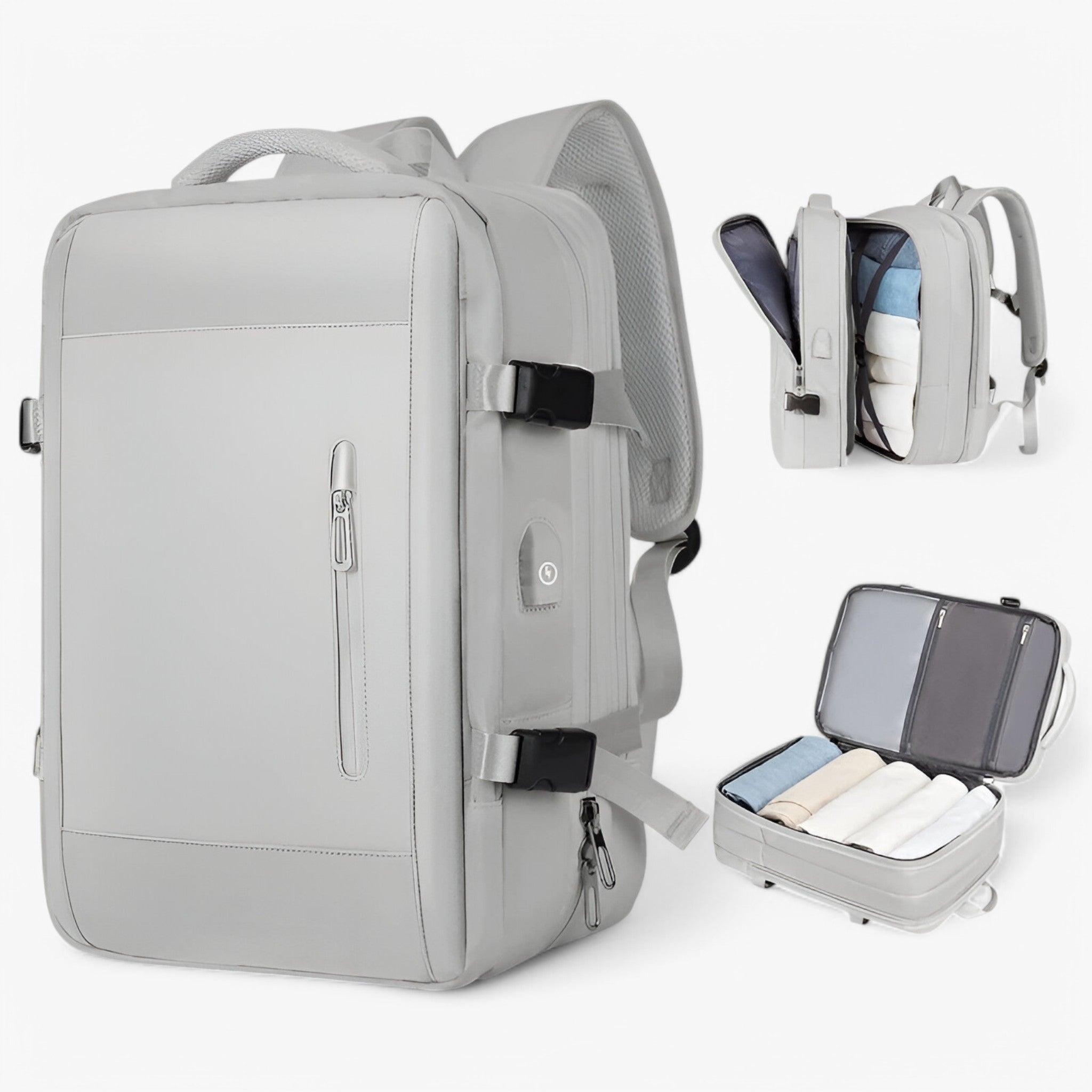 Ellis | Borsa da viaggio grande - Resistente e spaziosa - Grigio - - Concept Palermo