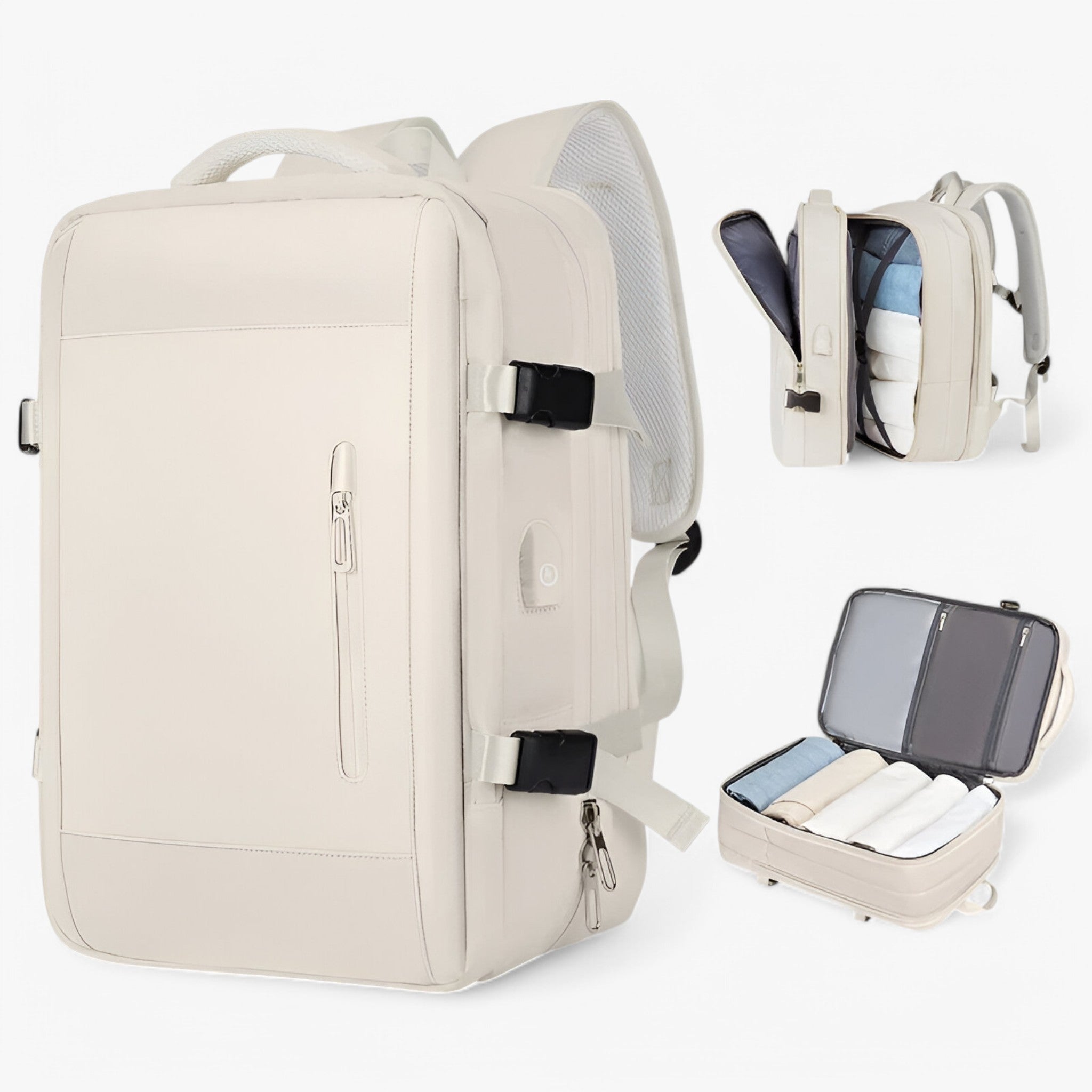 Ellis | Borsa da viaggio grande - Resistente e spaziosa - Beige - - Concept Palermo