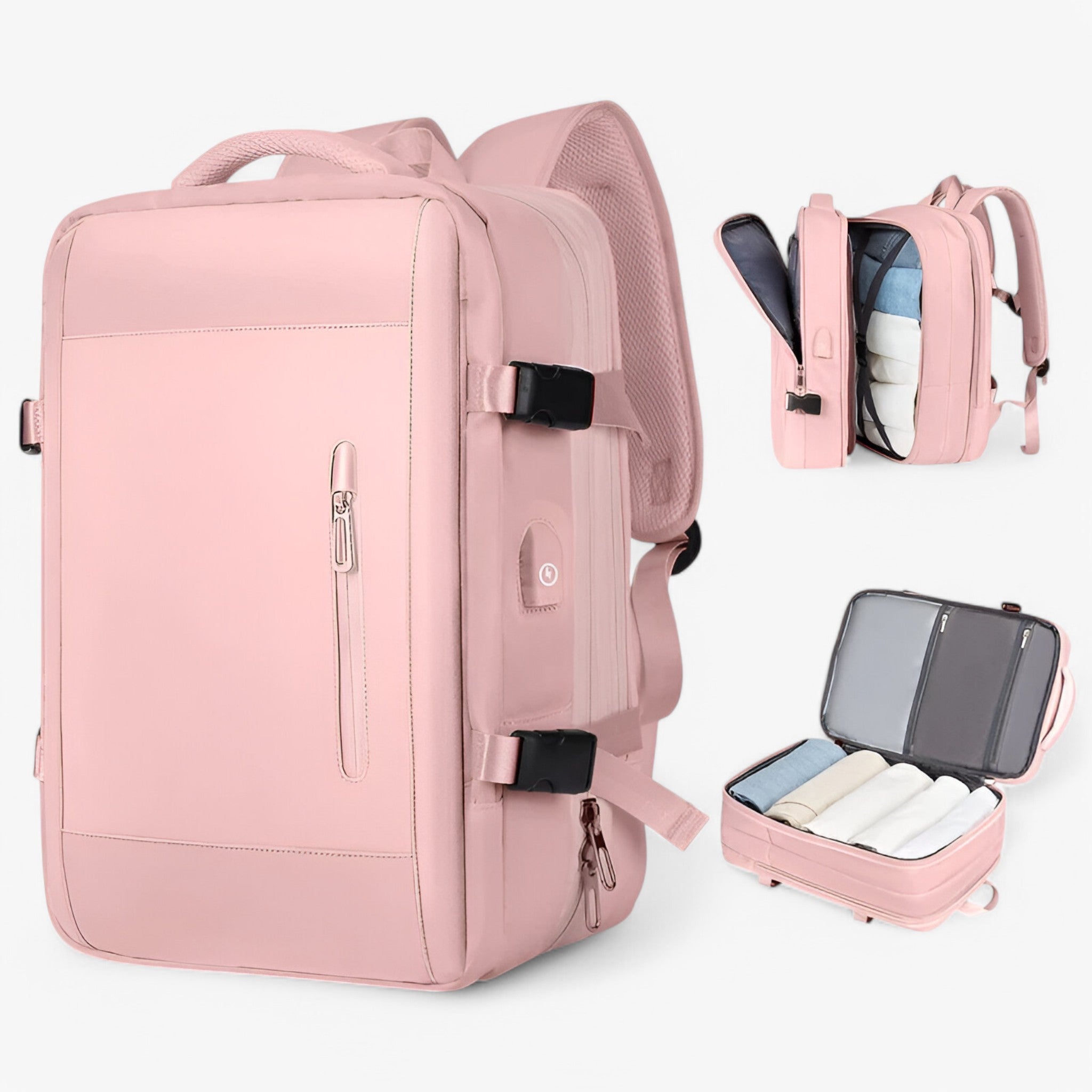 Ellis | Borsa da viaggio grande - Resistente e spaziosa - Rosa - - Concept Palermo