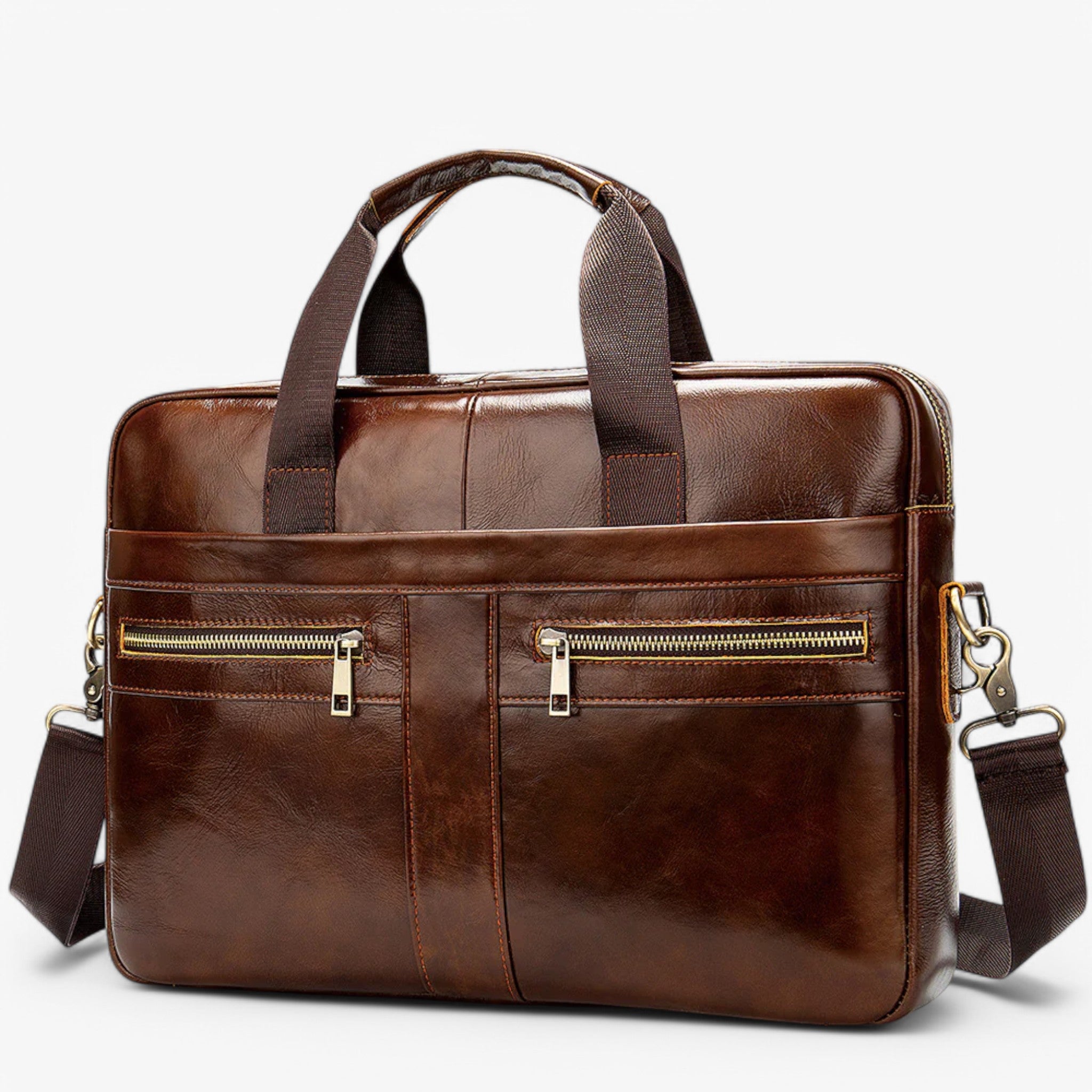 Weston Martin | Borsa in Vera Pelle - Marrone - Men's Fashion - Concept Palermo