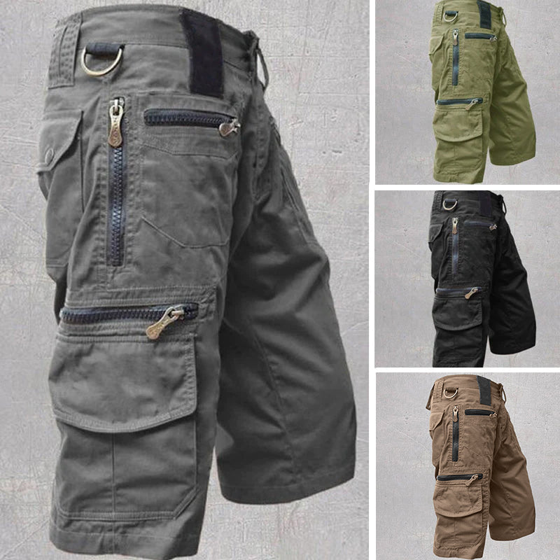 Antoine | Cargo corto e versatile - Grigio - pants - Concept Palermo