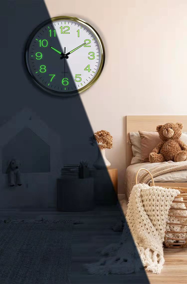 Orologio da parete luminoso e silenzioso | 30 cm Segnatempo silenzioso - Aggiunge splendore ed eleganza silenziosa al tuo spazio - - Wall Clock wall clocks - Concept Palermo
