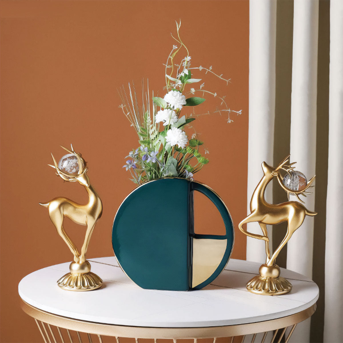 Vaso in Ceramica Odal | Un Tocco Elegante per Qualsiasi Arredamento - Verde - Ceramics Decor Vases - Concept Palermo