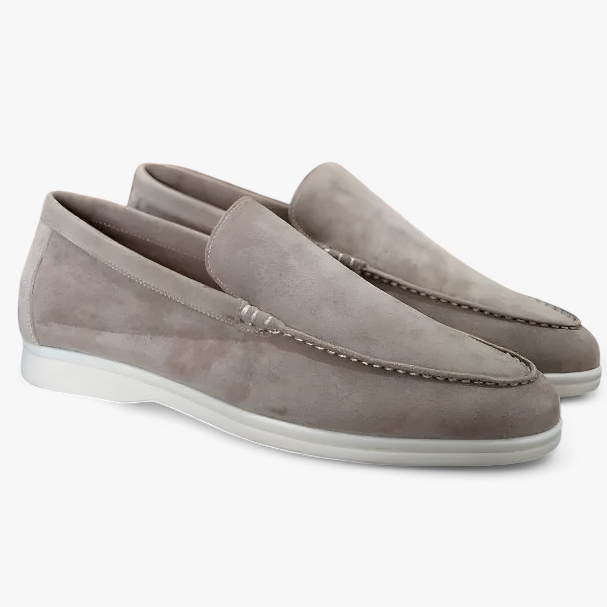 Stefano | Mocassini in camoscio - Grigio - Heren MÄNNER Schuhe - Concept Palermo