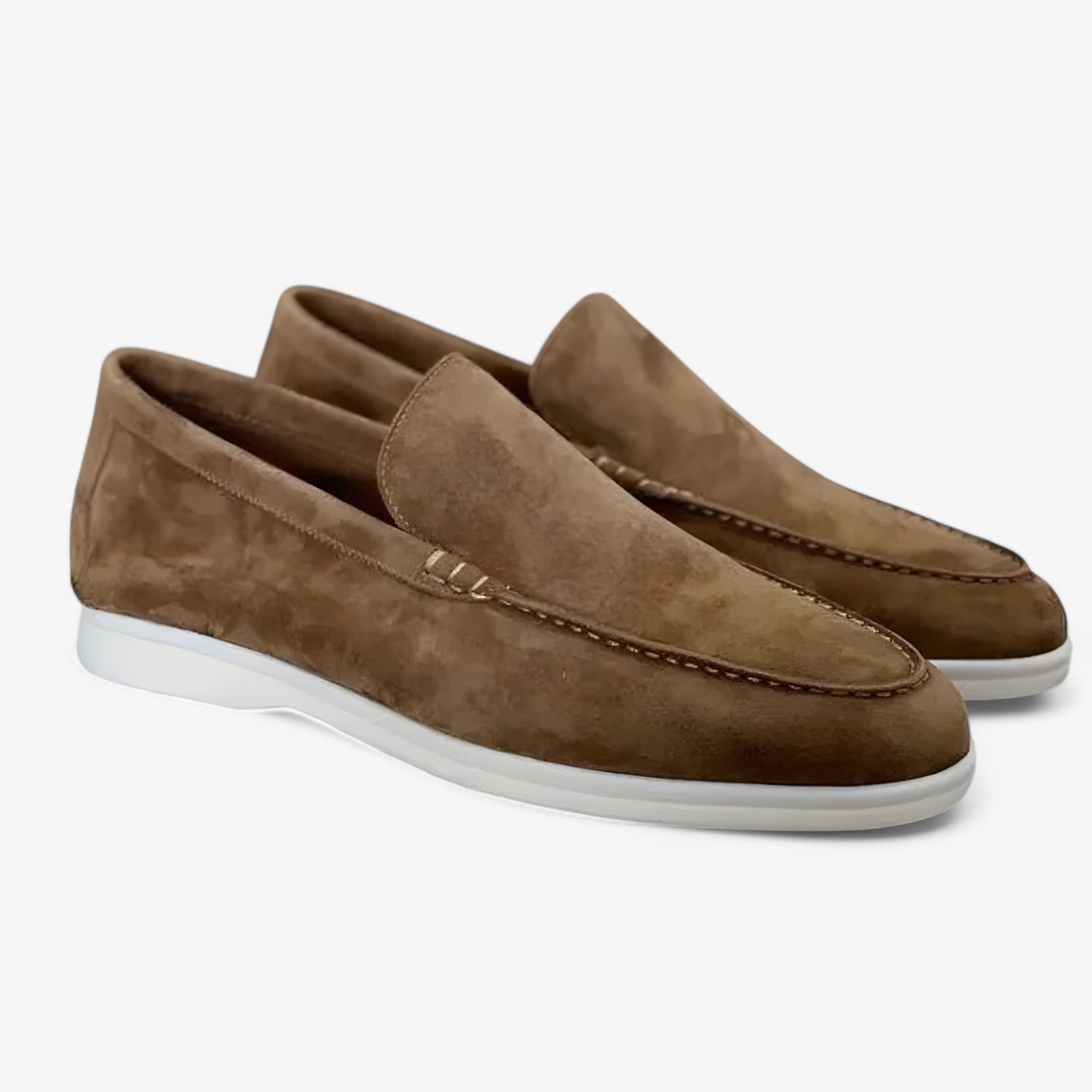 Stefano | Mocassini in camoscio - Marrone - Heren MÄNNER Schuhe - Concept Palermo
