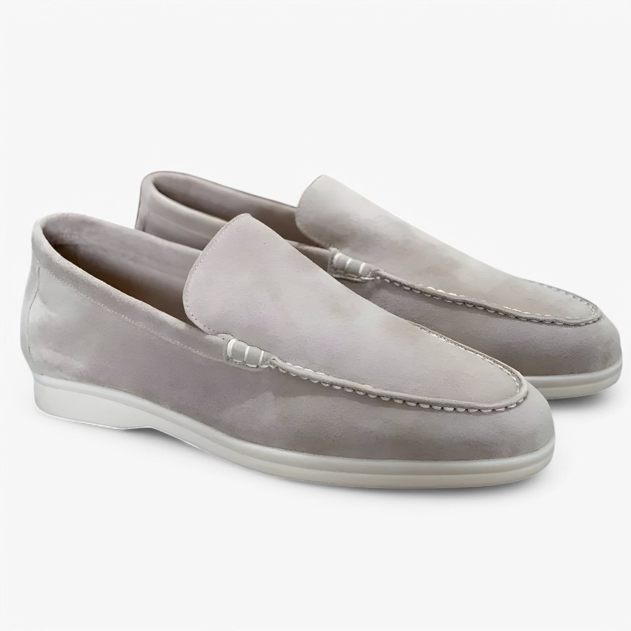 Stefano | Mocassini in camoscio - Beige - Heren MÄNNER Schuhe - Concept Palermo