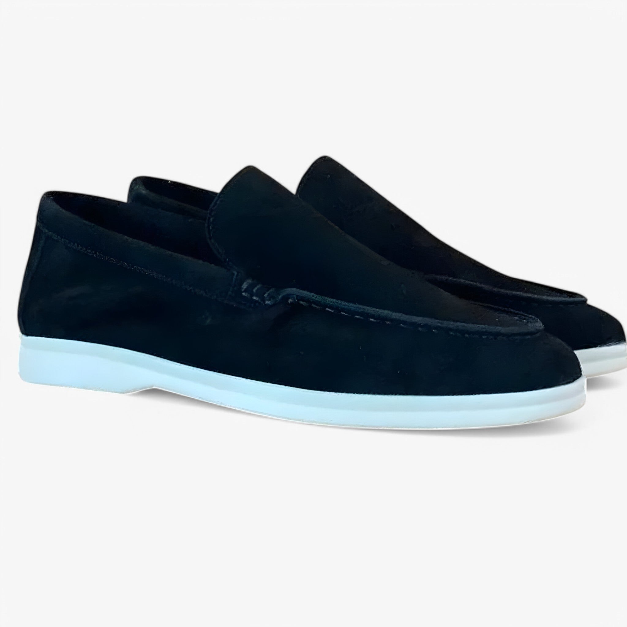 Stefano | Mocassini in camoscio - Nero - Heren MÄNNER Schuhe - Concept Palermo