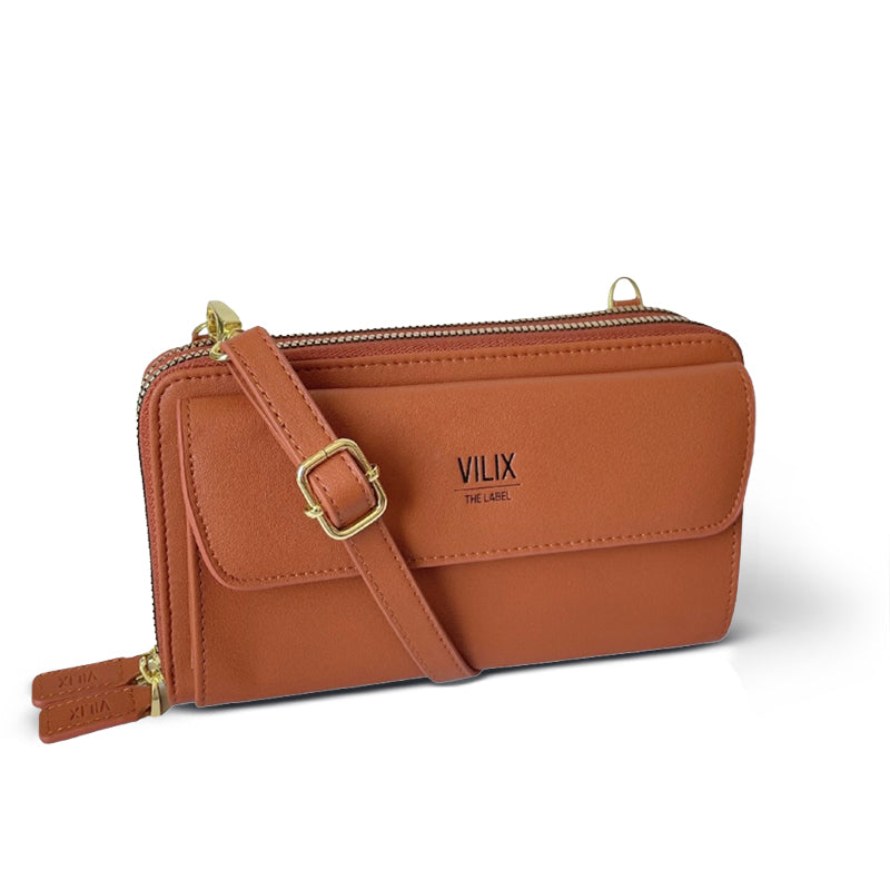 EviBella | Custodia compatta per telefono - Marrone (pre-ordine) - Bags pouch Shoulder Bags wallets women bags - Concept Palermo