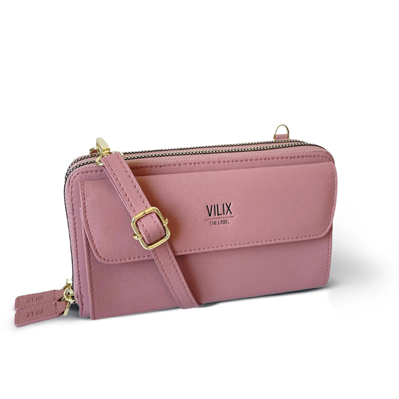 EviBella | Custodia compatta per telefono - Rosa scuro - Bags pouch Shoulder Bags wallets women bags - Concept Palermo