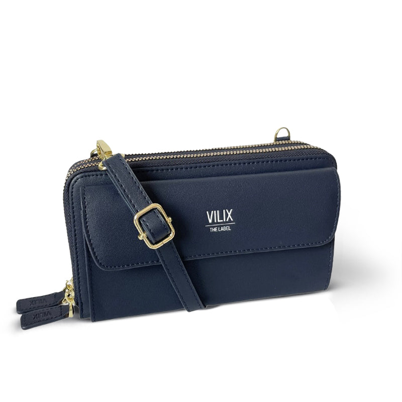 EviBella | Custodia compatta per telefono - Blu scuro - Bags pouch Shoulder Bags wallets women bags - Concept Palermo