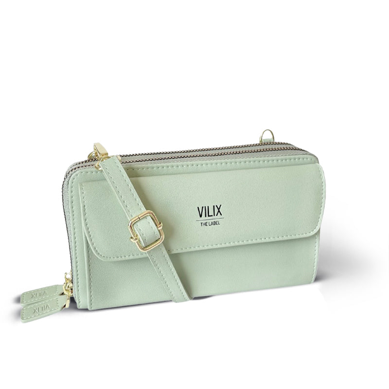 EviBella | Custodia compatta per telefono - Verde menta - Bags pouch Shoulder Bags wallets women bags - Concept Palermo