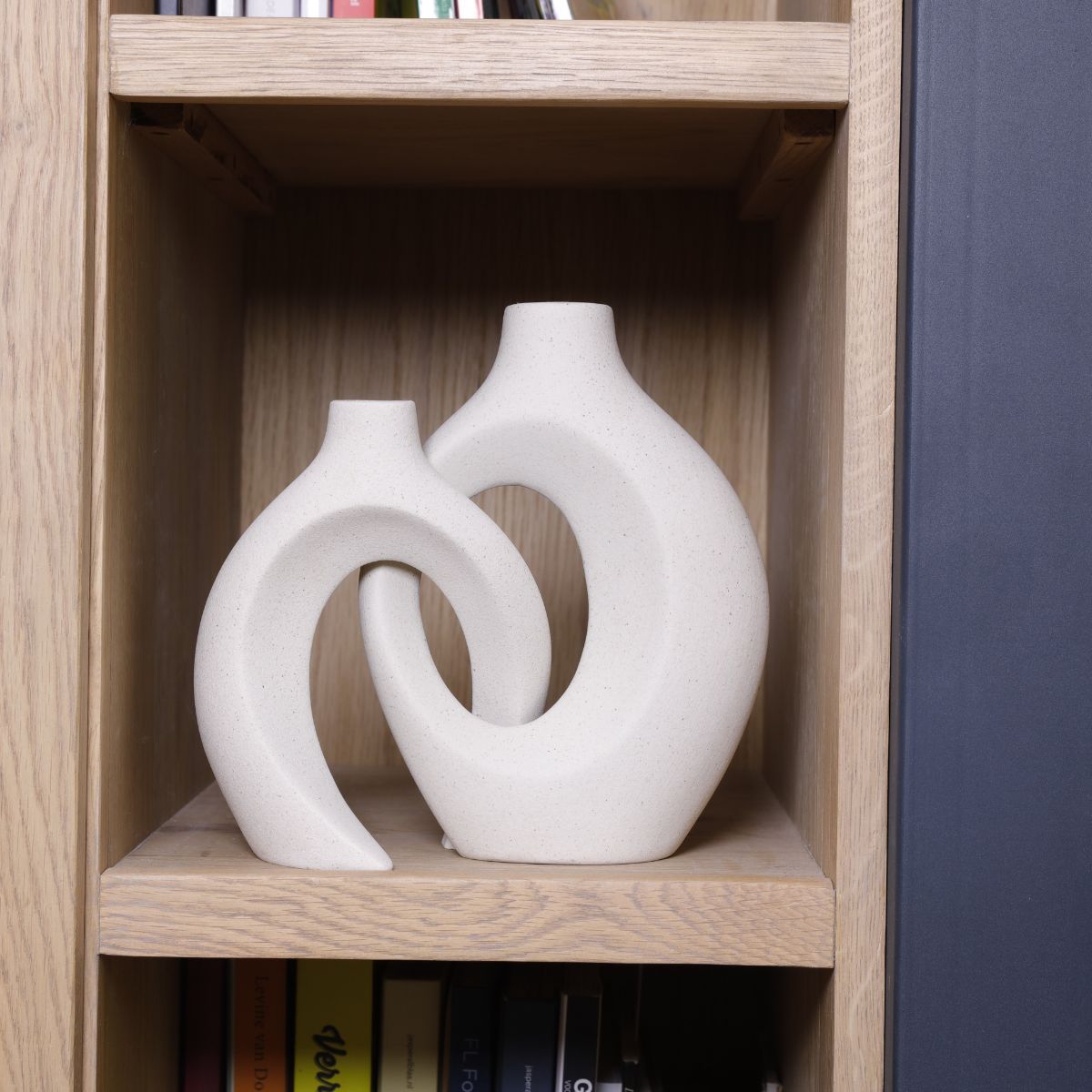 Gleora - Vaso per fiori intrecciati - - keramiek vaas vaas set vazen verweven vaas - Concept Palermo