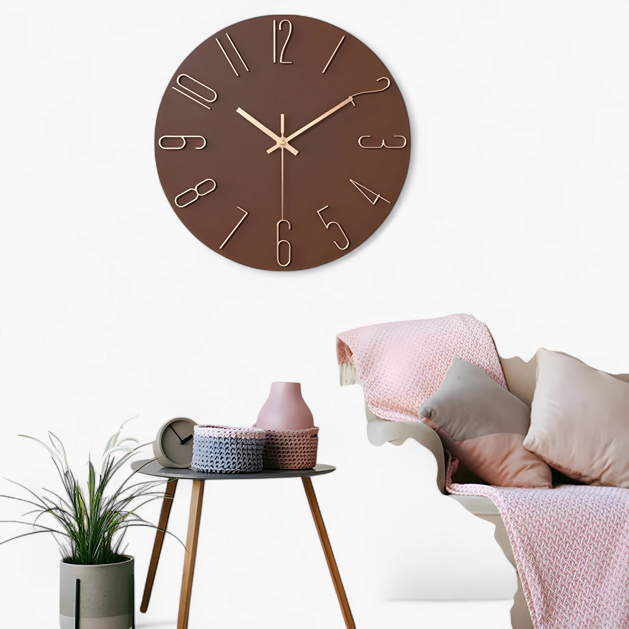 Otello| Orologio da Parete Moderno Design per Soggiorno - - accessori per soggiorno arredamento soggiorno decorazione casa design minimalista movimento al quarzo orologio da muro moderno orologio da parete moderno orologio elegante orologio in plastica orologio silenzioso - Concept Palermo