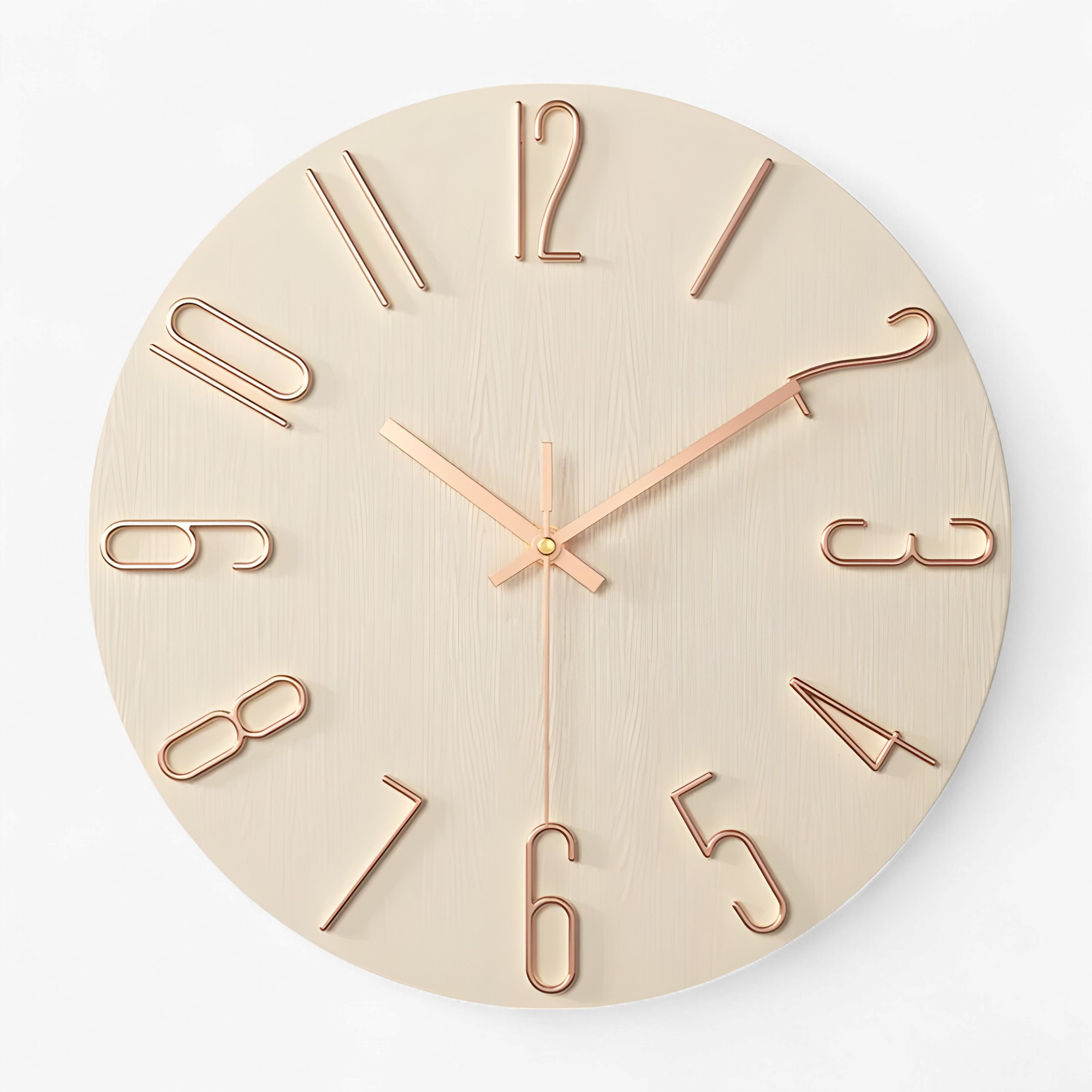 Otello| Orologio da Parete Moderno Design per Soggiorno - Rosa - accessori per soggiorno arredamento soggiorno decorazione casa design minimalista movimento al quarzo orologio da muro moderno orologio da parete moderno orologio elegante orologio in plastica orologio silenzioso - Concept Palermo