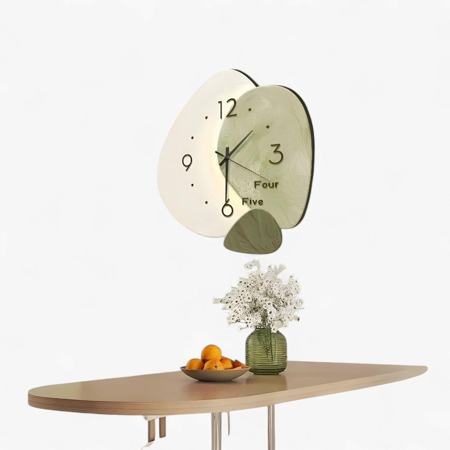Elio | Orologio da Parete Moderno in Bamboe - - accessori per la casa decorazione per interni illuminazione USB orologio da parete elegante orologio design contemporaneo orologio in bambù orologio minimalista orologio moderno orologio silenzioso orologio versatile - Concept Palermo