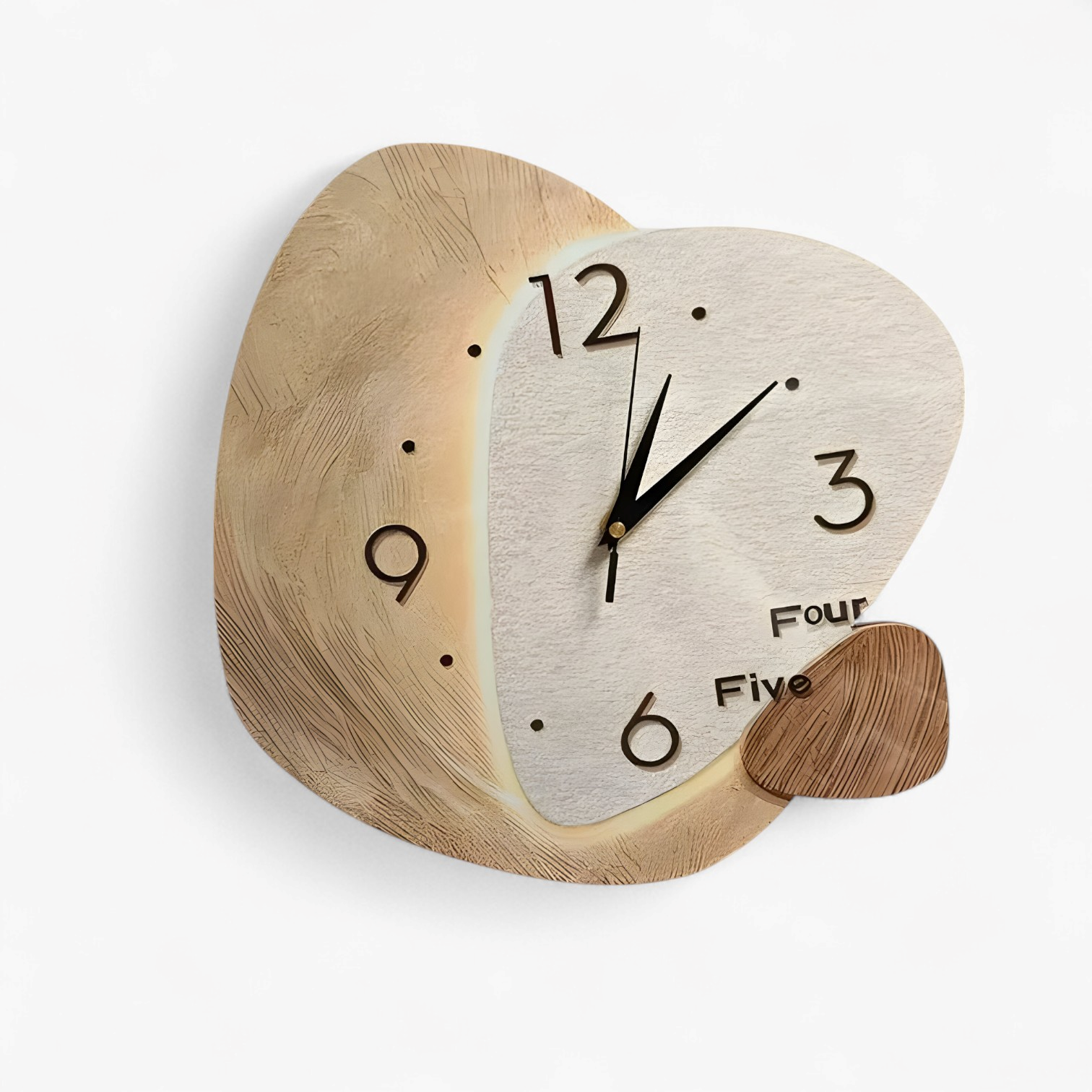 Elio | Orologio da Parete Moderno in Bamboe - - accessori per la casa decorazione per interni illuminazione USB orologio da parete elegante orologio design contemporaneo orologio in bambù orologio minimalista orologio moderno orologio silenzioso orologio versatile - Concept Palermo
