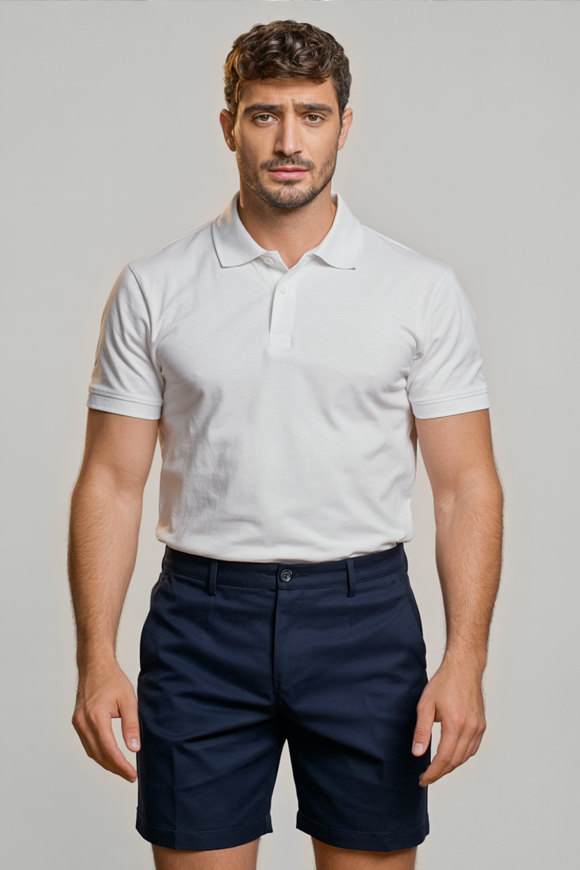 Zion | Pantaloni Corti Uomo Eleganti in Cotone - - abbigliamento estivo abbigliamento outdoor moda estate pantaloni casual pantaloni corti pantaloni di cotone pantaloni leggeri stile estivo - Concept Palermo