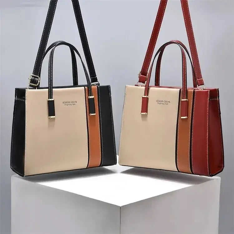 Borsa patchwork da donna con tracolla regolabile - - new_for_google - Concept Palermo