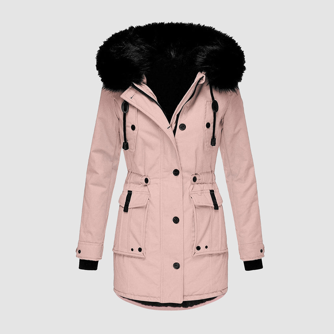 EMMA | Giacca invernale - Elegante protezione contro il freddo - Rosa - Bestsellers dames Jassen dames missnew reworded reworded2 women - Concept Palermo