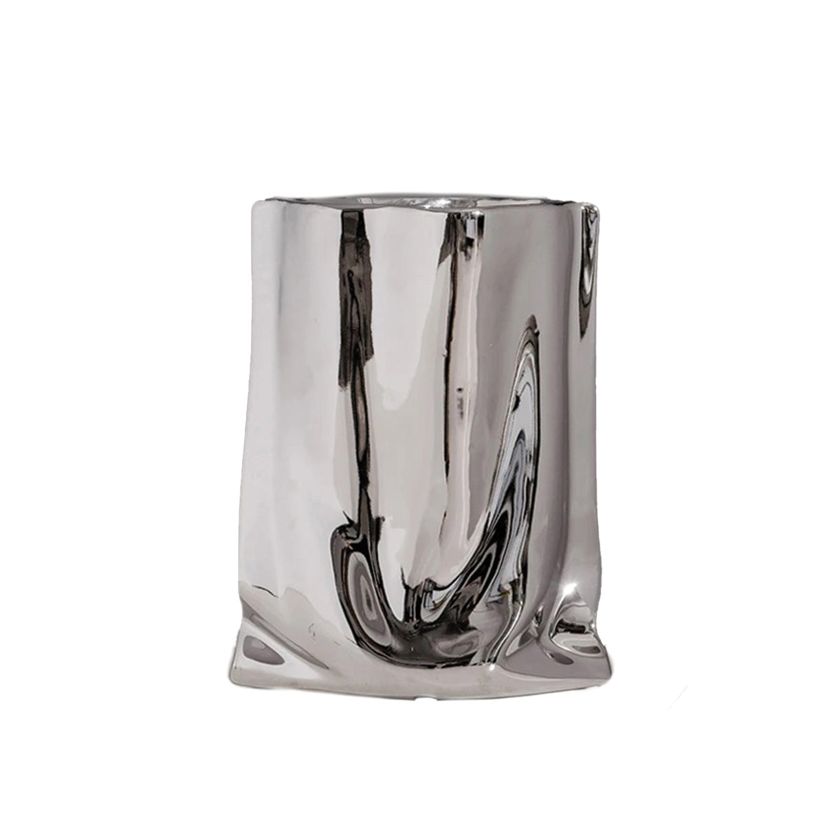 Bouquet di fiori orlato | Decorazione contemporanea, perfetta per ogni ambiente - Cromo - Bathroom Ceramics Decor Kitchen Vases - Concept Palermo