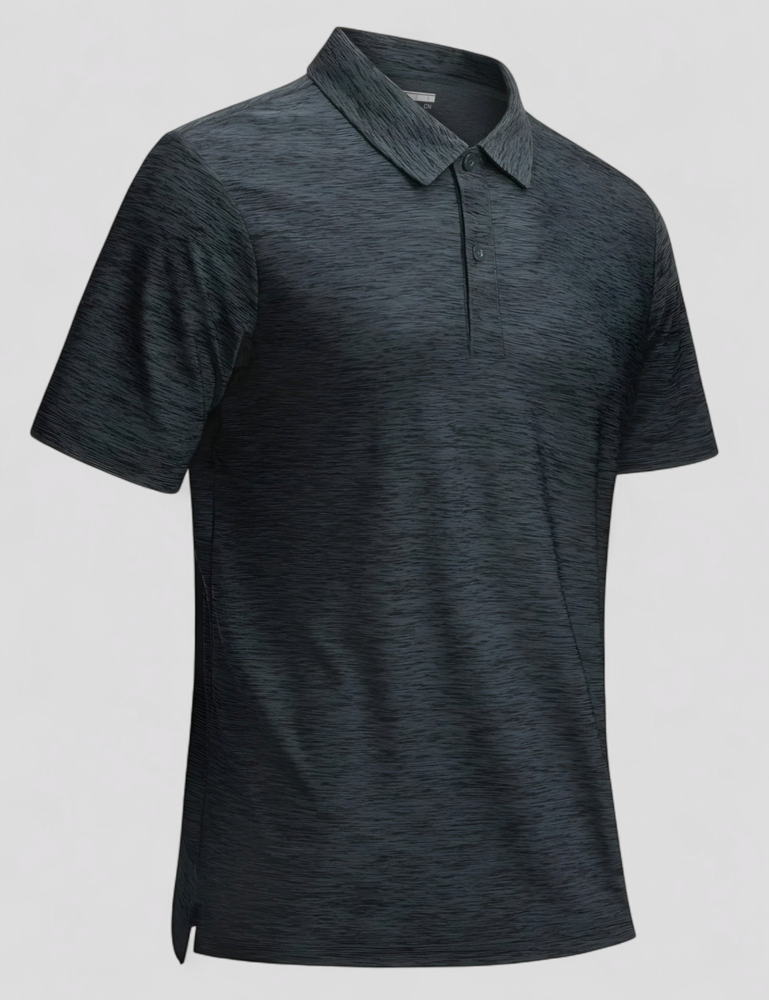 Enzo | Polo Uomo Manica Corta Leggera Estiva - Grigio Scuro - abbigliamento attività all'aperto maglietta uomo per sport polo con libertà di movimento polo estiva uomo polo golf uomo polo sportiva leggera polo traspirante polo versatili per estate t-shirt asciugatura rapida tessuto elasticizzato - Concept Palermo