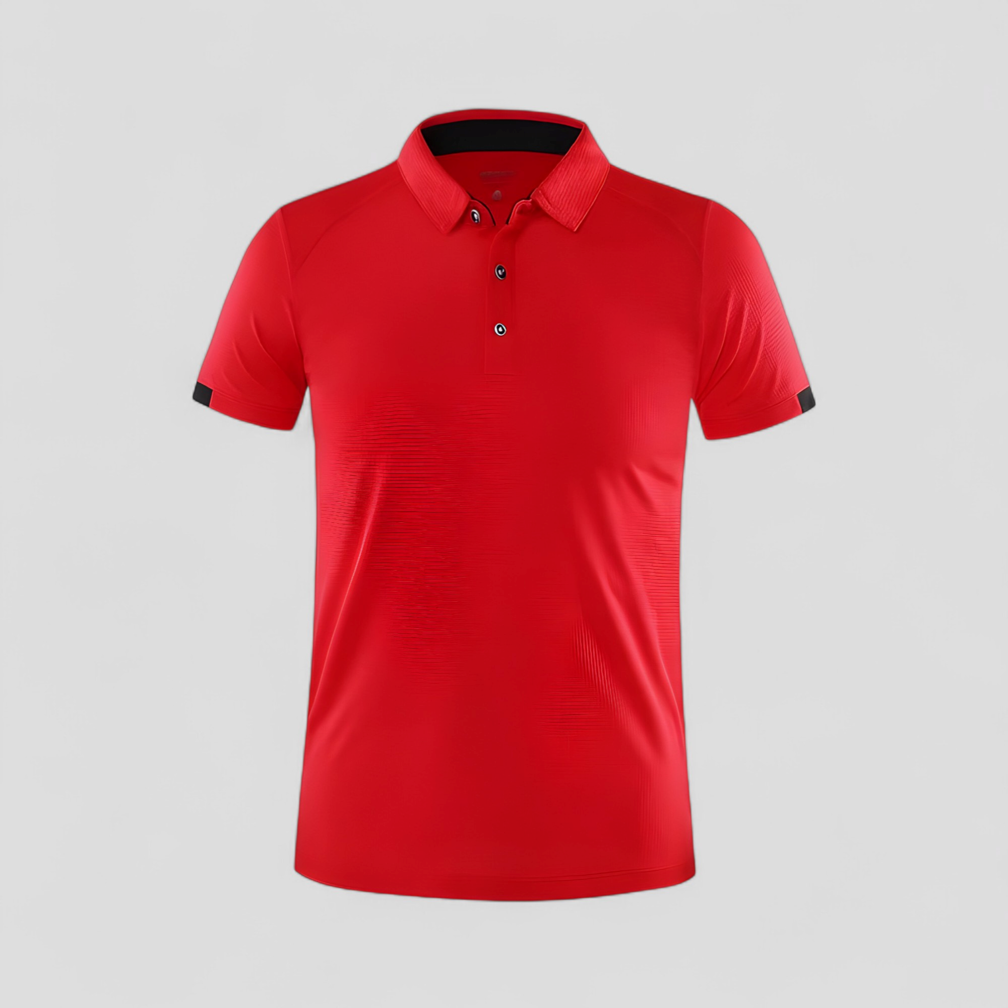 Gino | Polo Uomo Manica Corte Traspirante Sportiva - Rosso - abbigliamento sportivo maglietta sportiva polo 8 colori polo asciugatura rapida polo golf polo maniche corte polo taglie forti polo traspirante polo uomo tshirt elegante - Concept Palermo