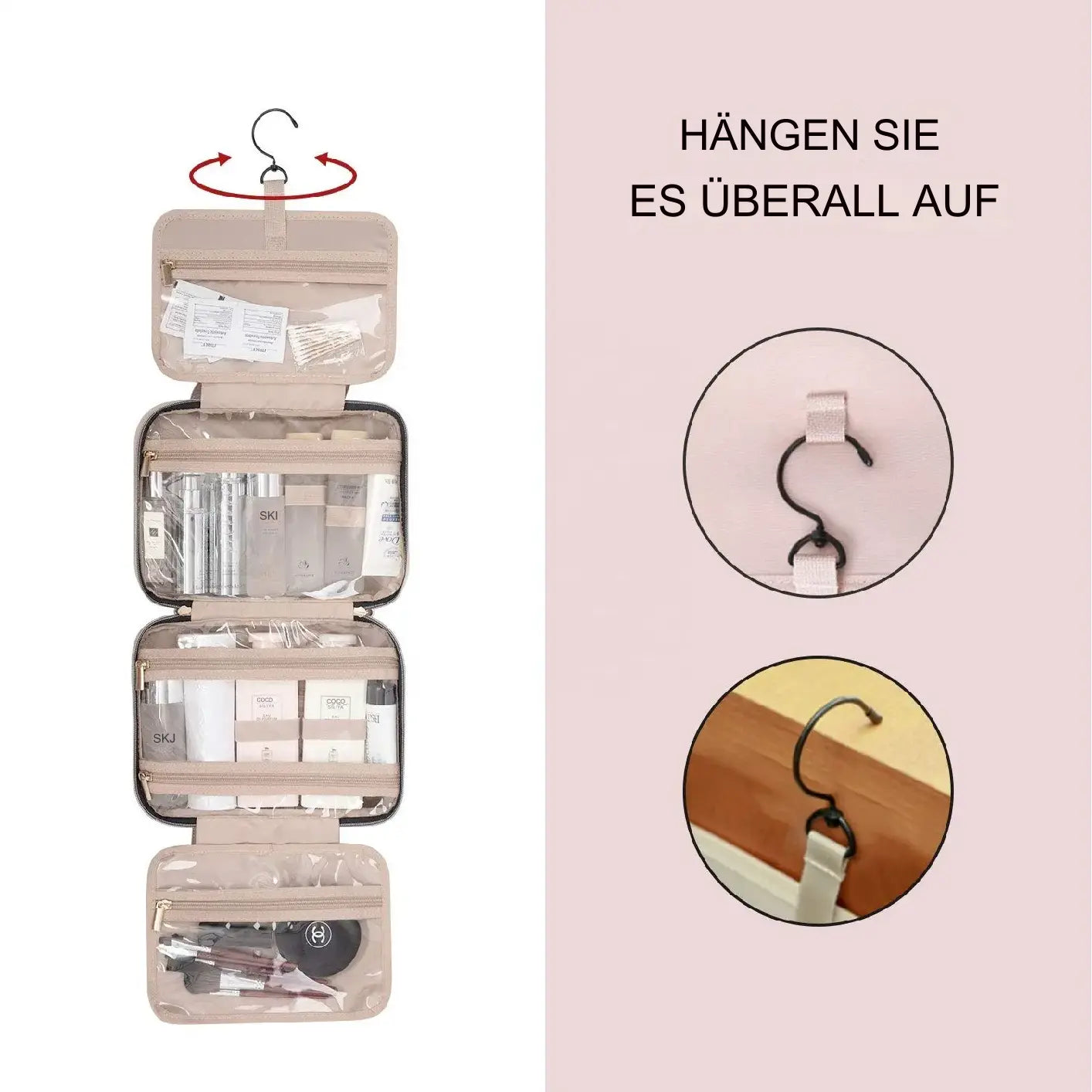 Borsa da toilette grande e spaziosa - - Aanbevolen-tag cosmetics women - Concept Palermo