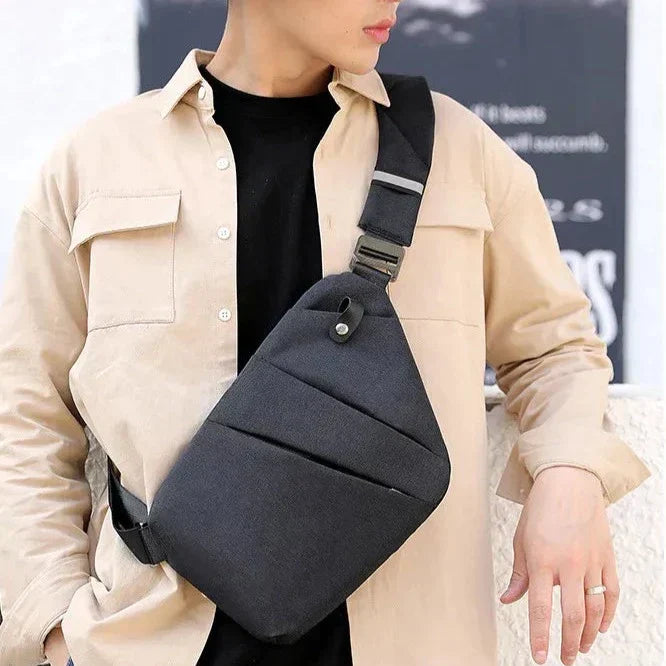 Borsa da viaggio antiscasso - Nero - bags for men - Concept Palermo