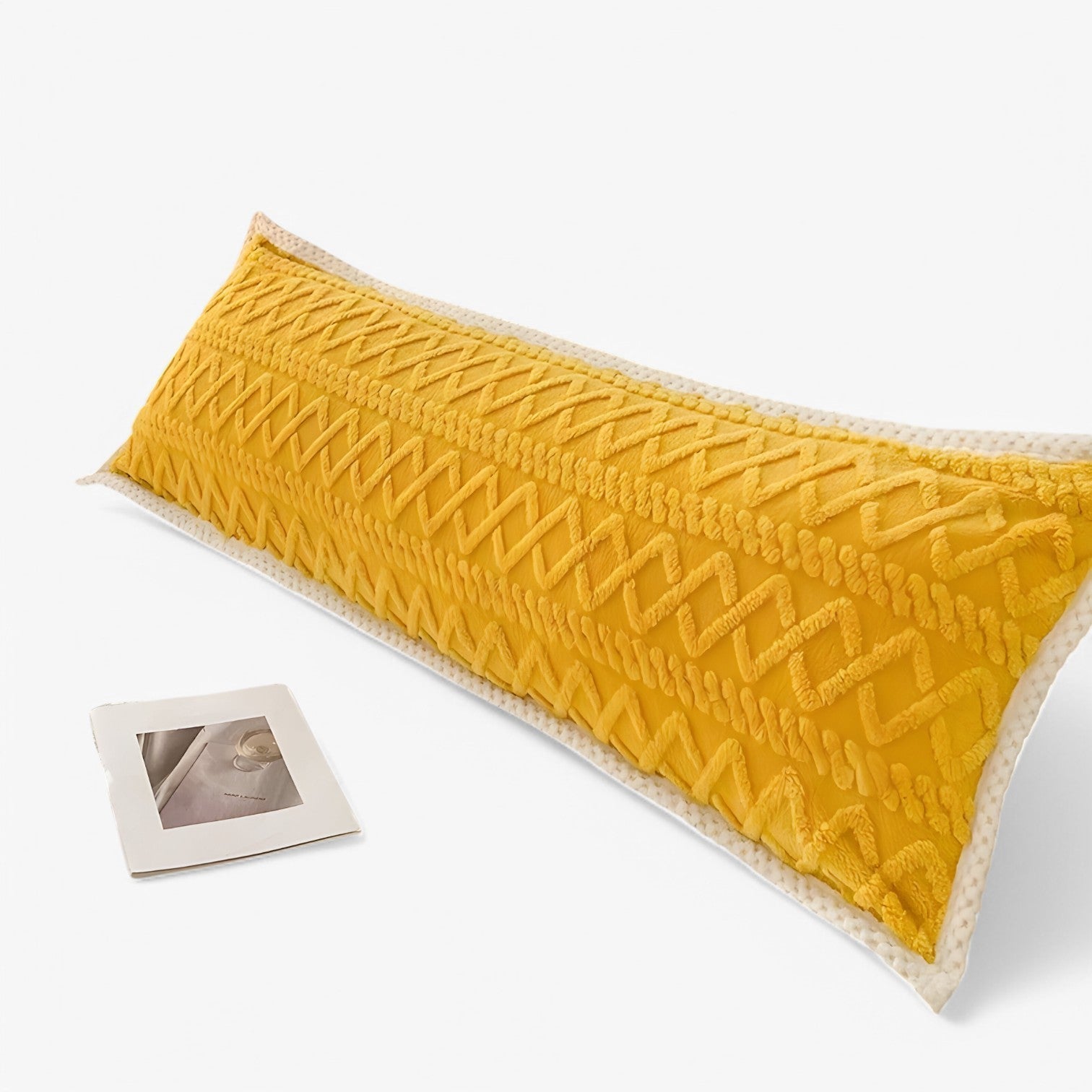 Manuela | Fodera per cuscino in flanella – Accogliente, elegante e perfetta vestibilità - Giallo - bedroom Home - Concept Palermo