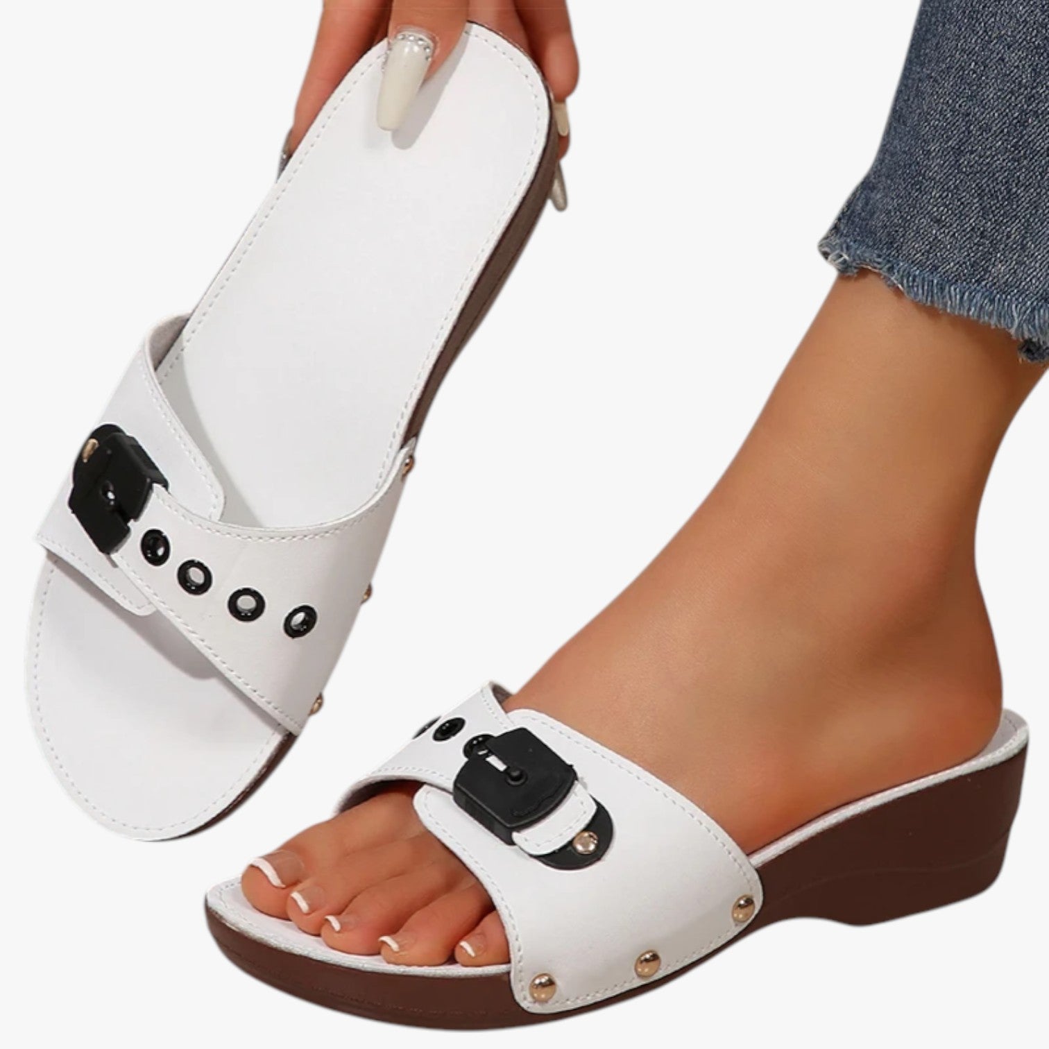 Cassandra | Eleganza estiva e comfort morbido ad ogni passo - - breathable sandals casual sandals easy wear sandals fashion sandals women sandals - Concept Palermo