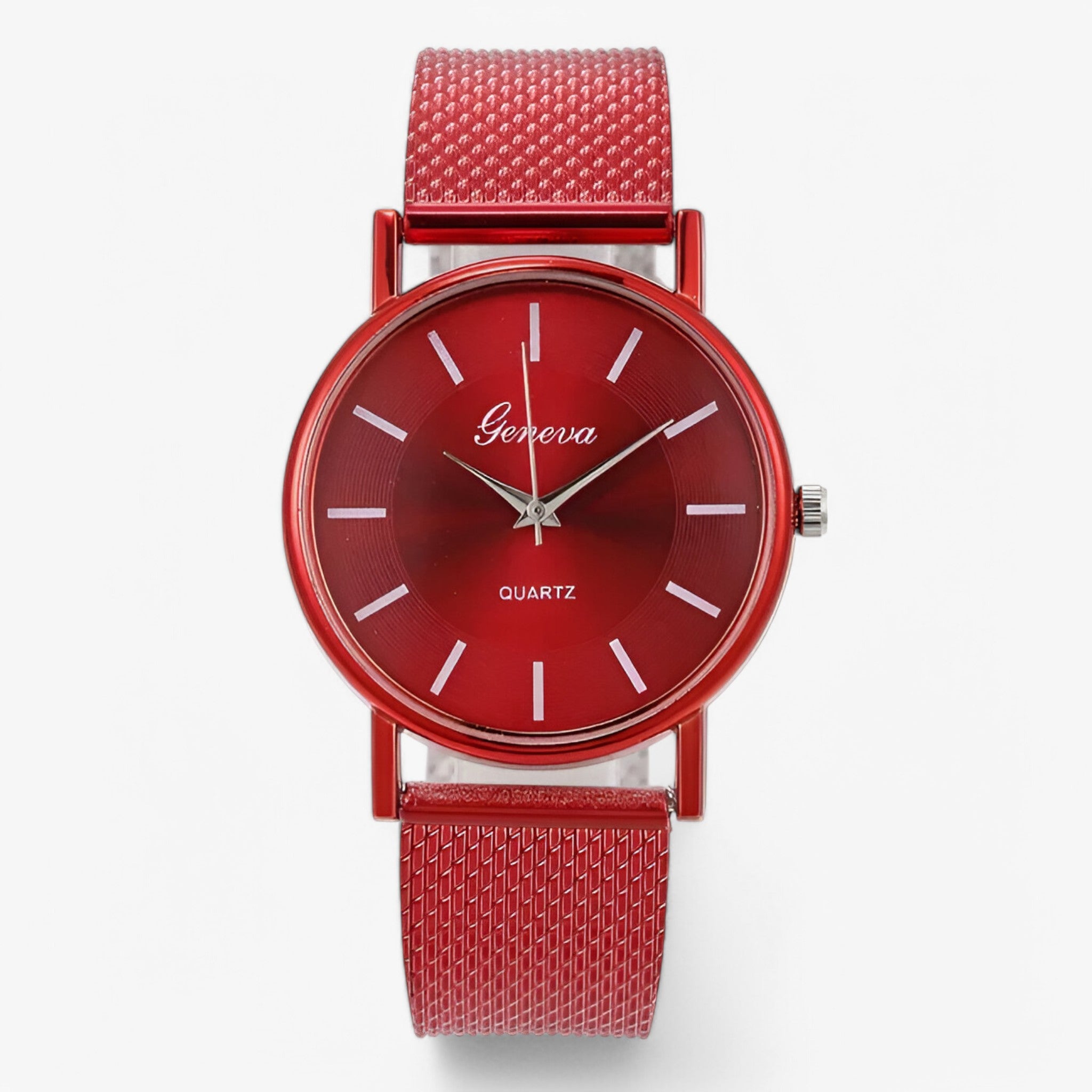 Karina | Orologio Elegante in Oro Rosa con Quadrante a Cuore - Rosso-2 - female watch watch for women - Concept Palermo