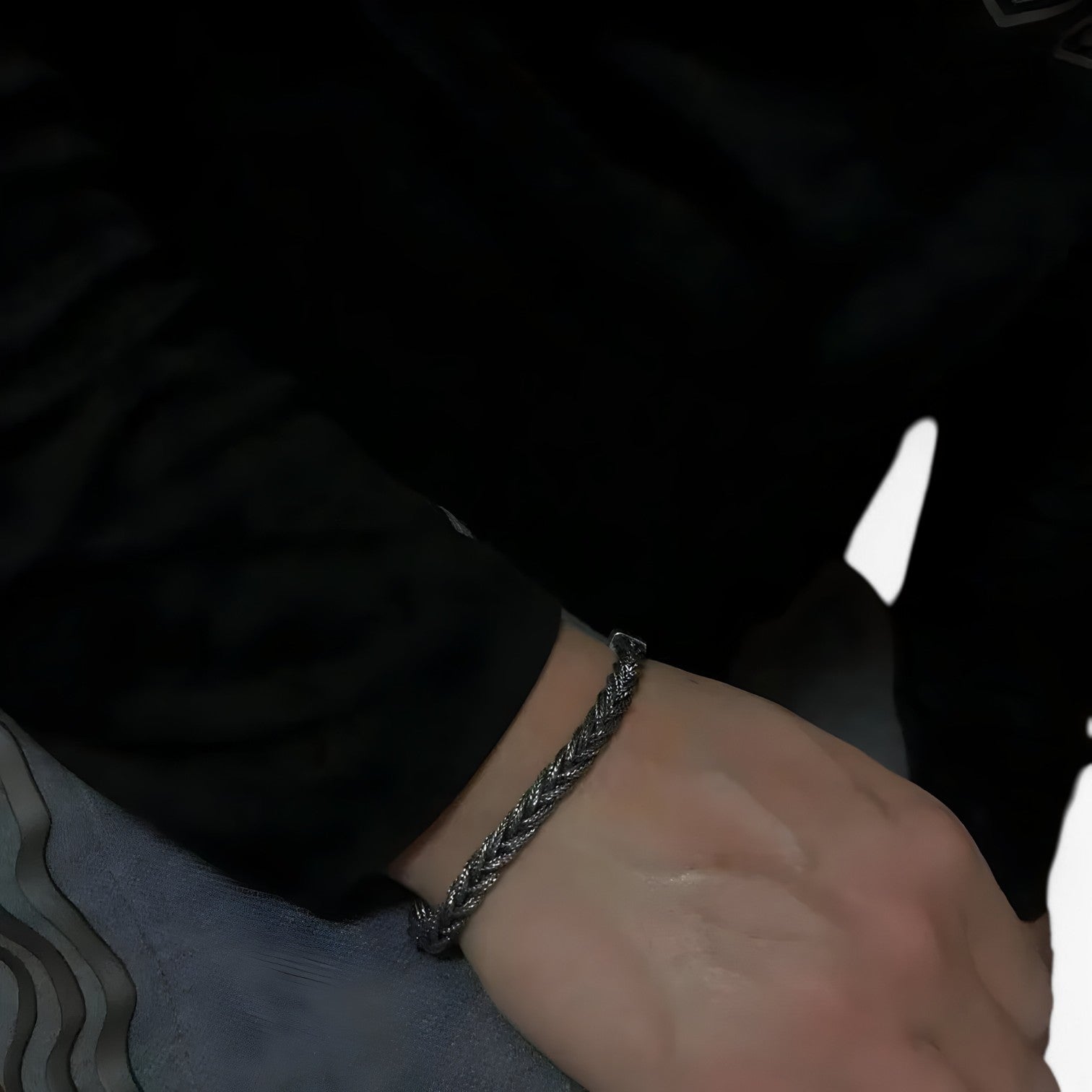 Konsta | Bracciale in Argento Vintage – Eleganza Robusta e Intrecciata a Mano - - BRACELET mens accessory mens bracelet - Concept Palermo