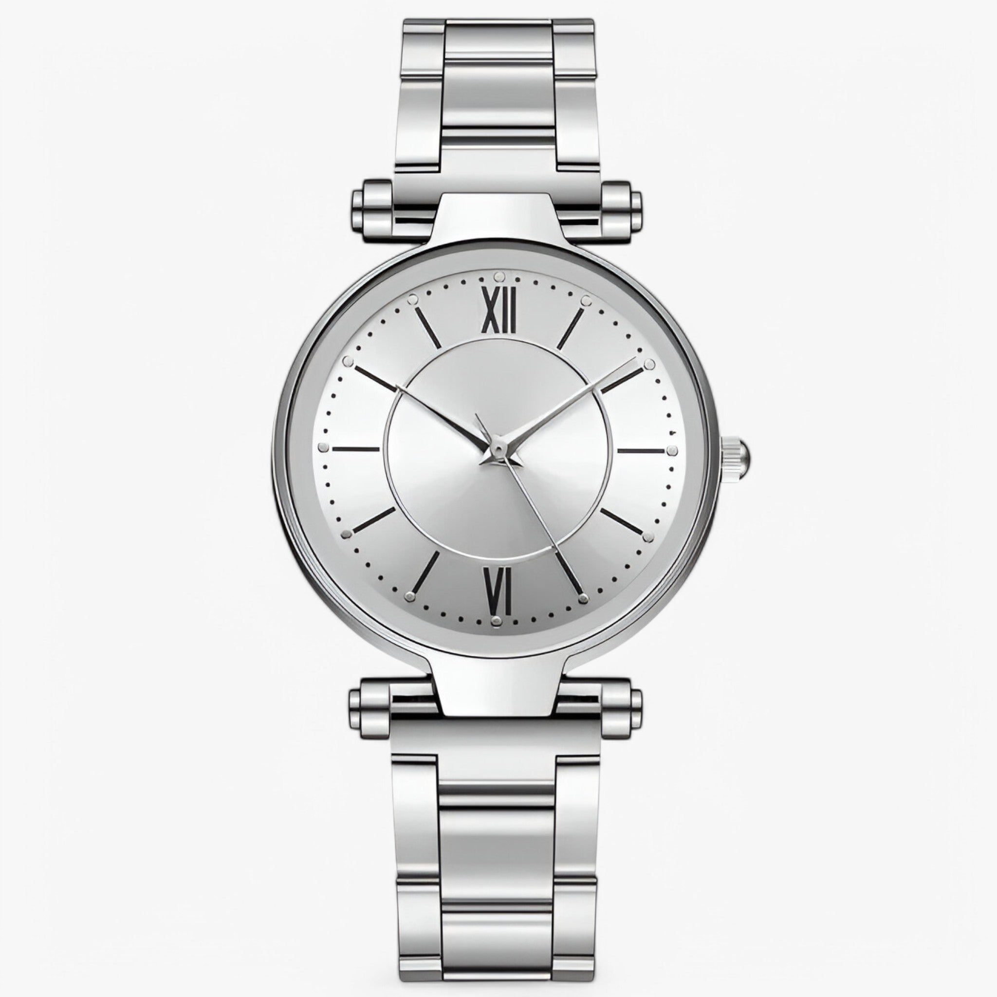 Claudia | Orologio classico in acciaio rosa - Argento - female watch watch for women - Concept Palermo