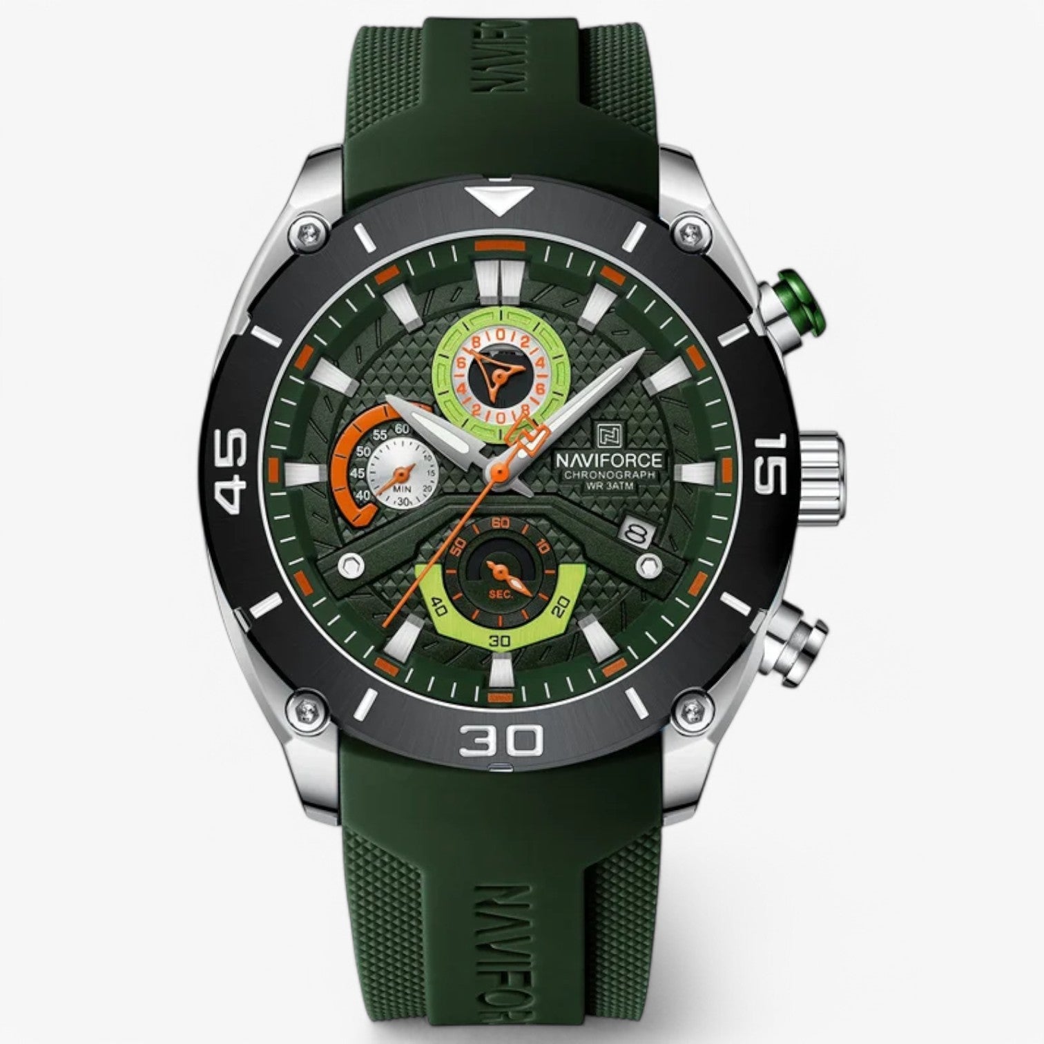 Rene | Tattico e Resistente – Orologio sportivo impermeabile per ogni avventuriero - Verde - mens accessory watch watch for men - Concept Palermo