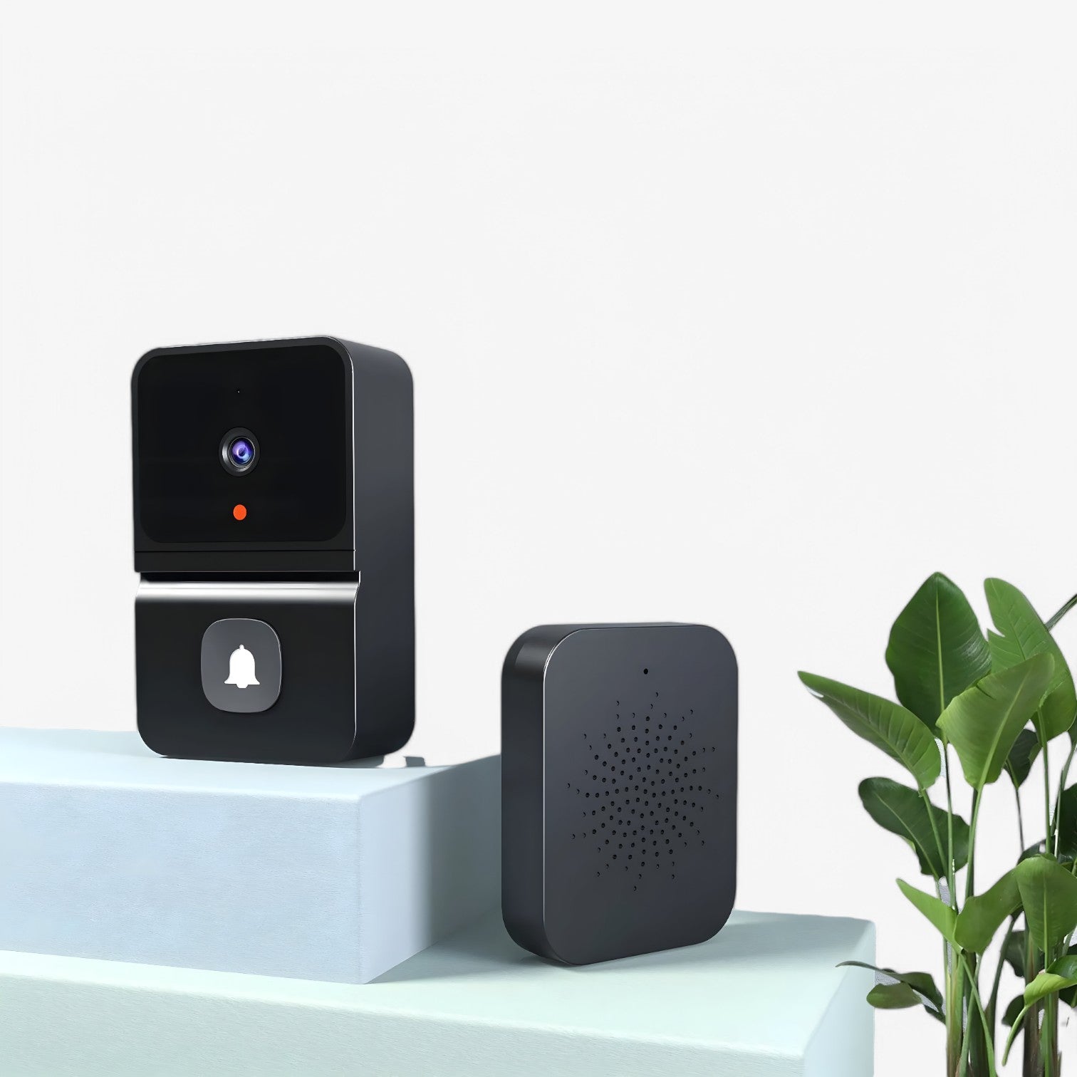 Dalton | Campanello Video WiFi Intelligente con Intercomunicatore Bidirezionale - Nero - camera gadget - Concept Palermo