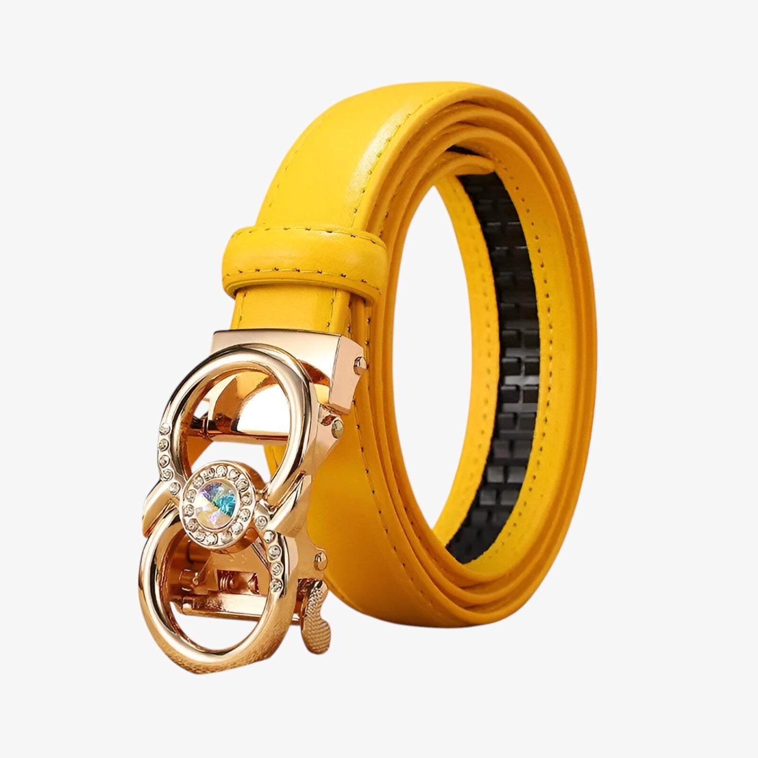 Lottie | Cintura in pelle di lusso per donne – elegante e perfetta vestibilità - C-giallo-1 - belt buckle women belts waist belt for women Womens belt - Concept Palermo