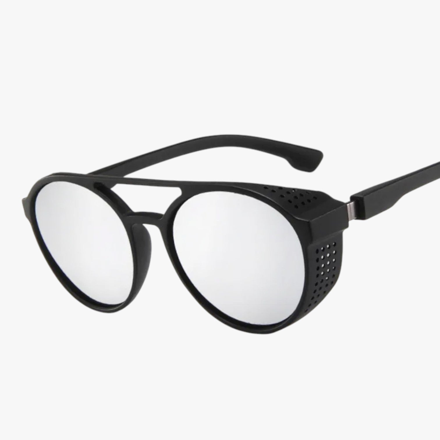 Seth | Occhiali da sole punk vintage per uomo - bianco nero Come mostrato nella figura - Fashion Sunglasses mens sunglasses Sunglasses - Concept Palermo