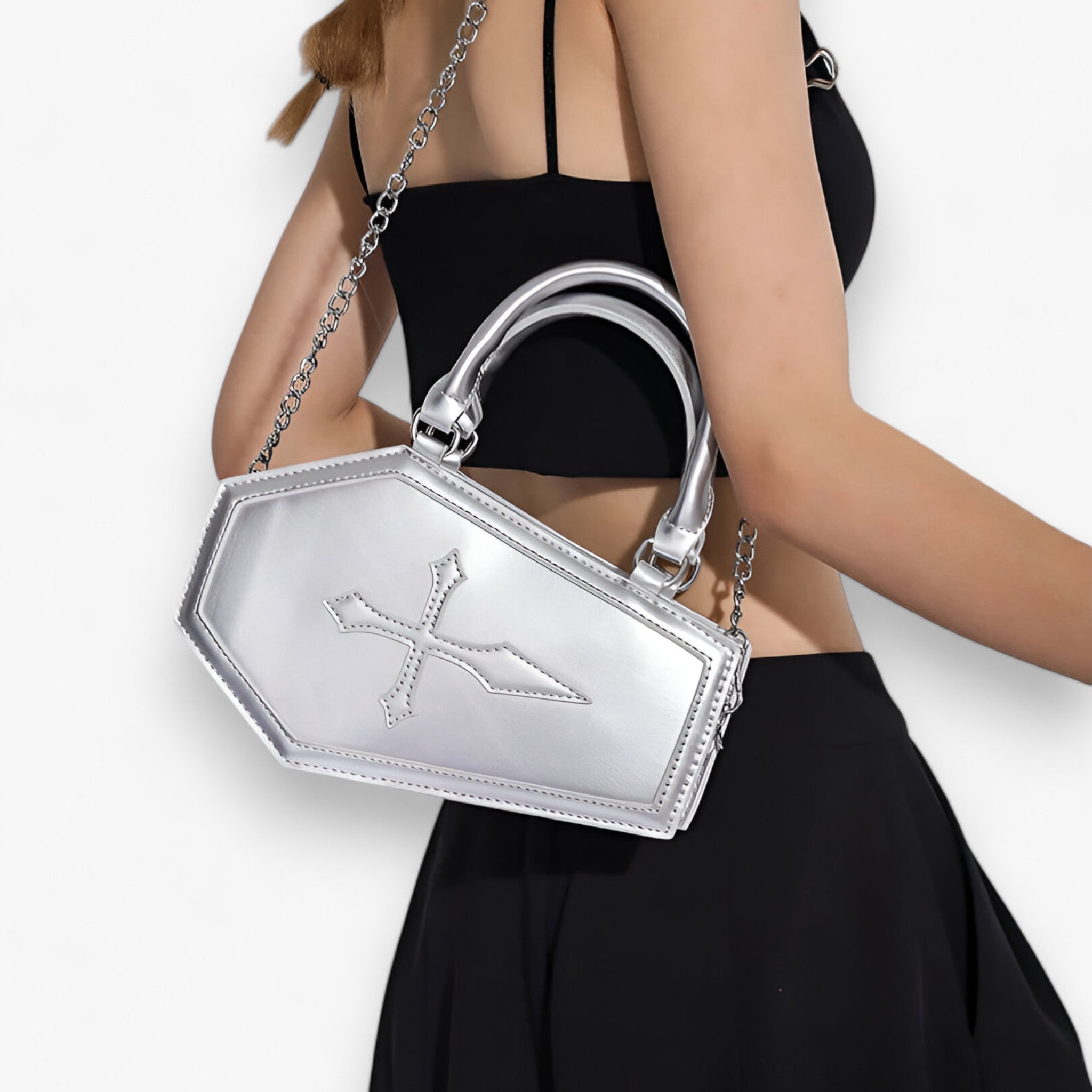 borsetta a catena con manico – spaziosa ed elegante per cosplay di Halloween - - bags handbags Shoulder Bags women women bags women's bags - Concept Palermo