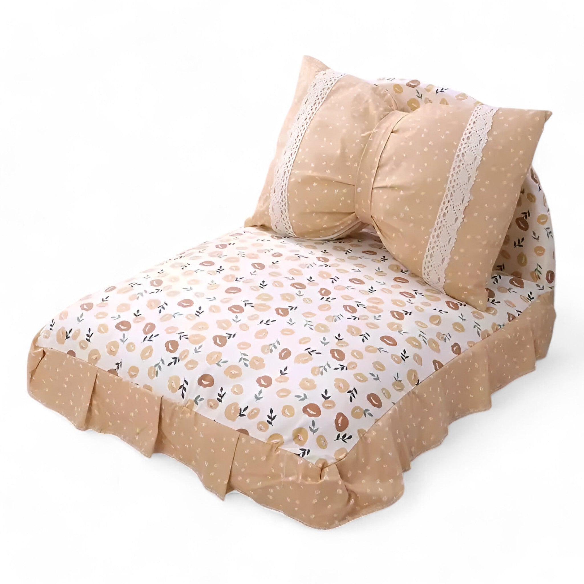 BowLux | Letto per Gatti e Cani a Forma di Fiocco – Comfort e Stile per il Tuo Animale Domestico - Fiore - - Concept Palermo