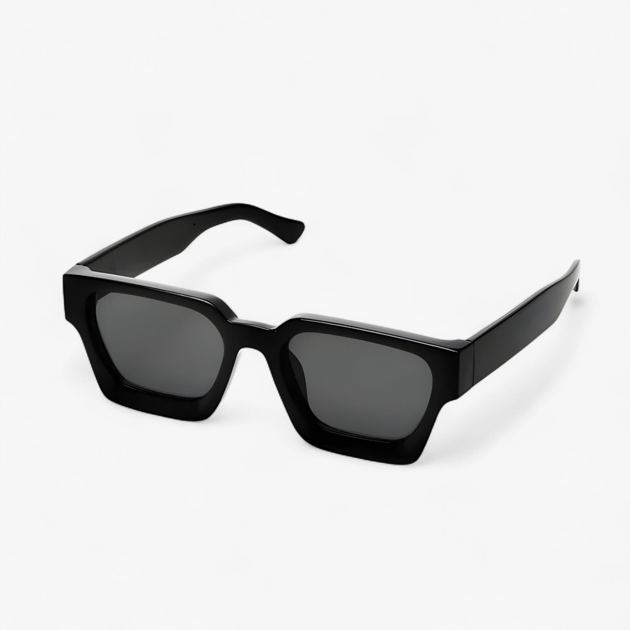 Alaric | Occhiali da sole neri quadrati di lusso unisex firmati - 1-Nero - men sunglasses polarized mens sunglasses Polarized man sunglasses Sunglasses sunglasses polarized men - Concept Palermo