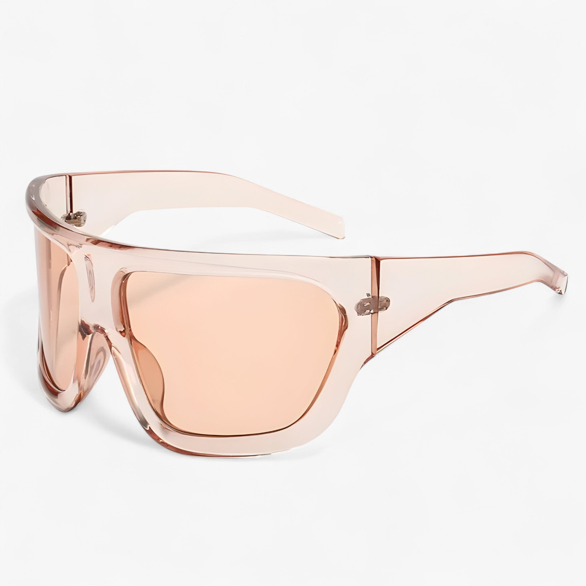 Ryder | Occhiali da sole sportivi oversize steampunk - Champagne - Fashion Sunglasses men sunglasses polarized mens sunglasses Polarized man sunglasses Sunglasses sunglasses polarized men - Concept Palermo