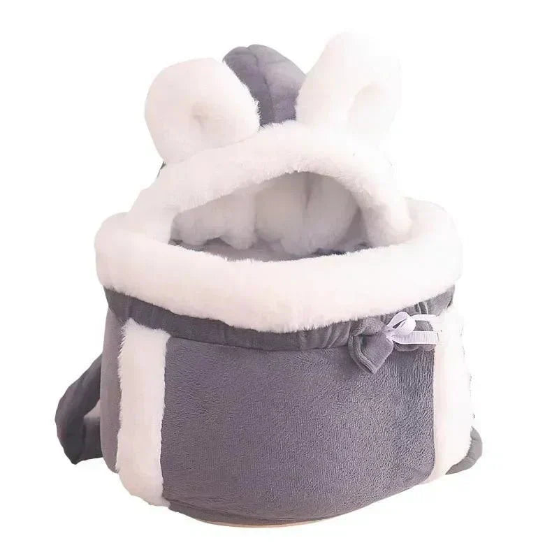 Un affascinante gatto in una borsa di peluche - Grigio - - Concept Palermo