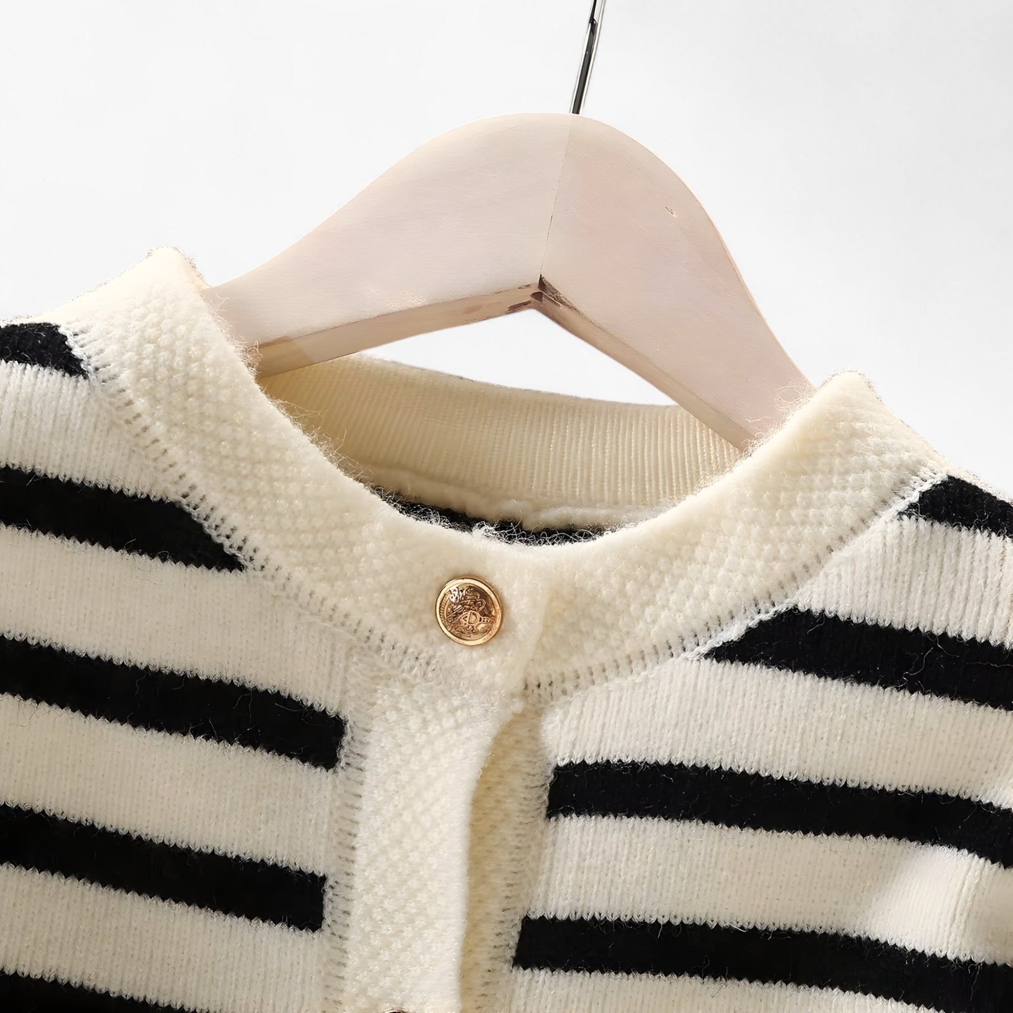 Nyk | Cardigan classico a righe Comfort senza tempo con dettagli chic - - jacket - Concept Palermo