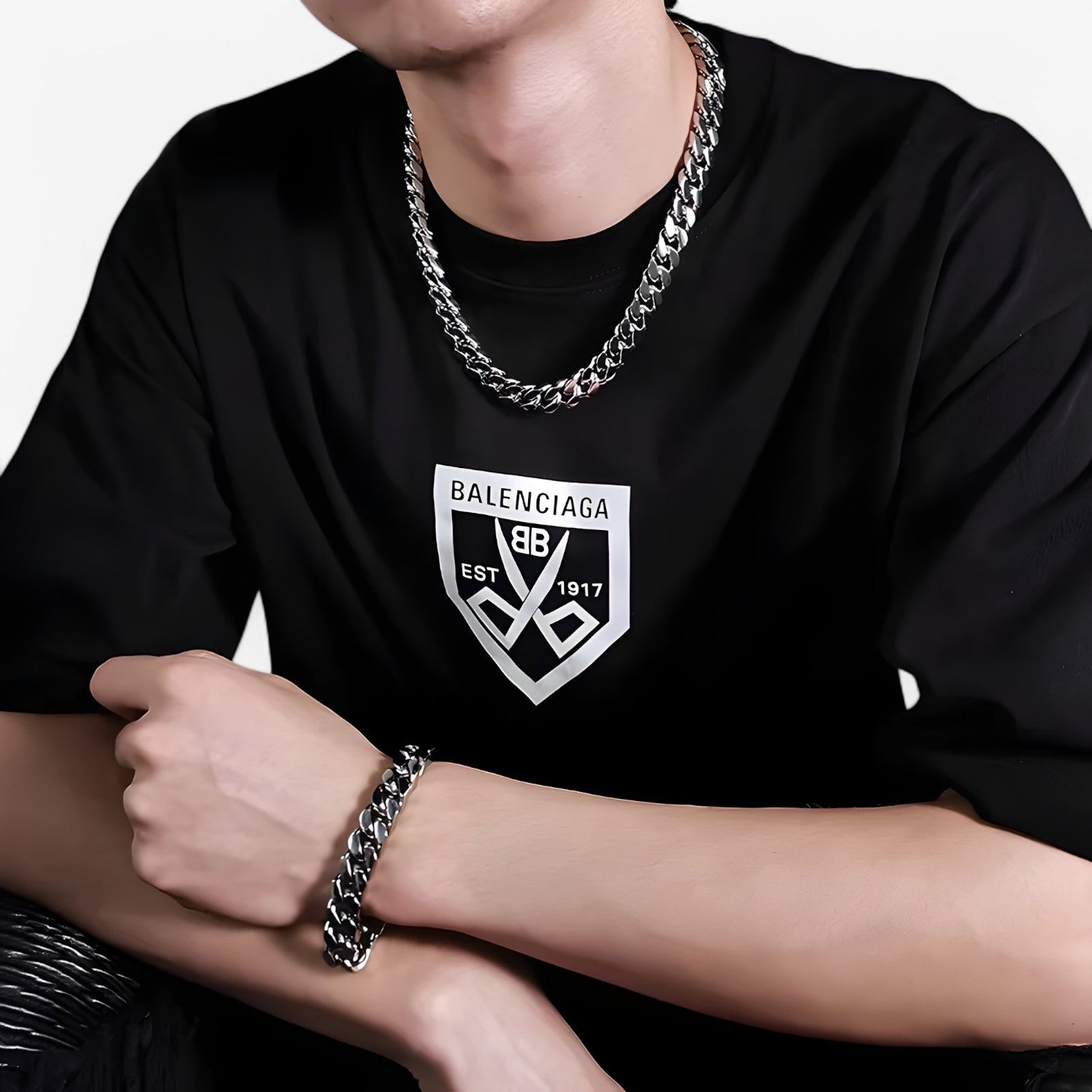 Greyson | Collana Punk RVS – Audace, Lunga & Stilosa Dichiarazione - - mens accessory Necklace necklace for men NECKLACES - Concept Palermo