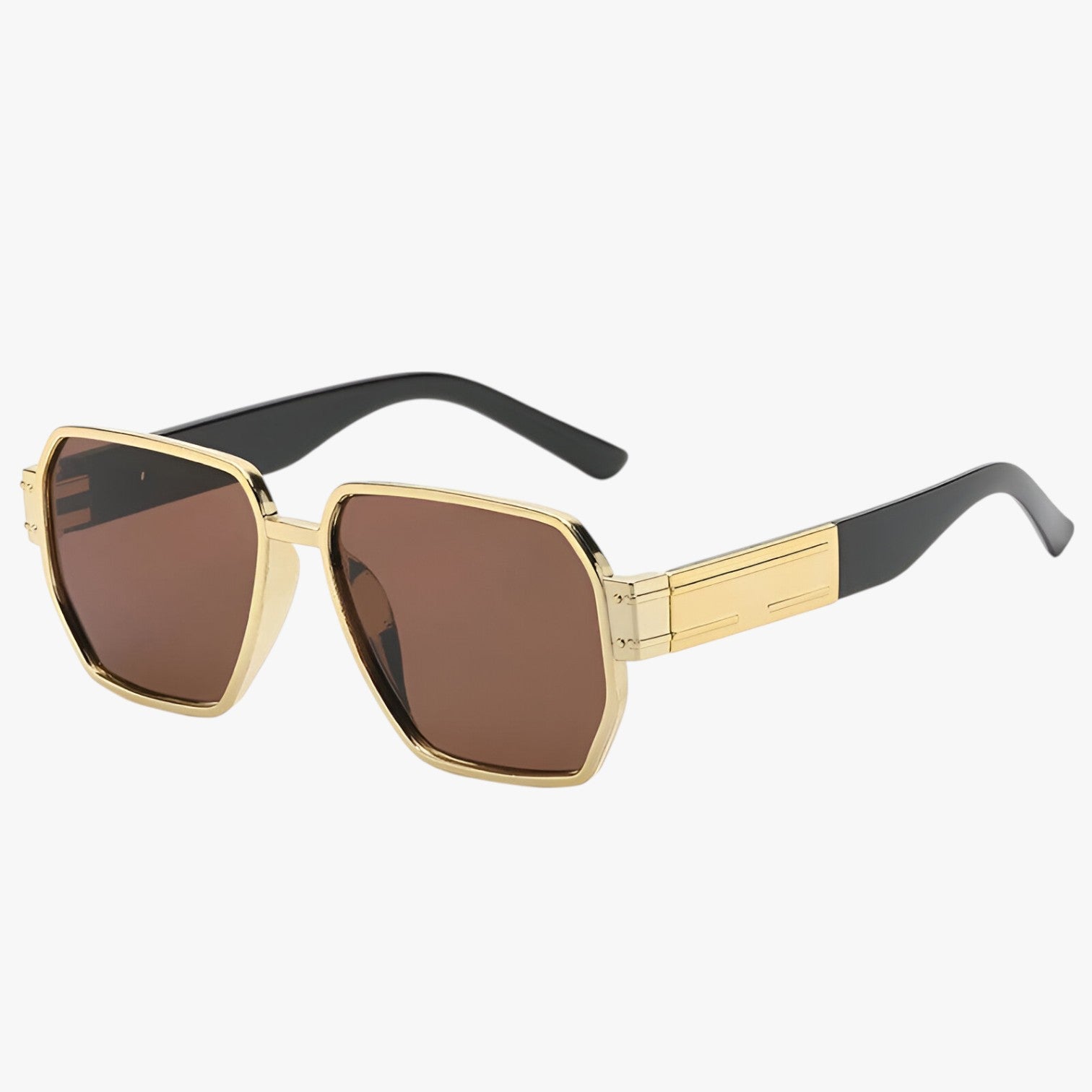 Zayla | Occhiali da sole retrò – Look alla moda e protezione UV400 - Marrone dorato - cateye sunglasses Fashion Sunglasses polarized sunglasses women Sunglasses - Concept Palermo
