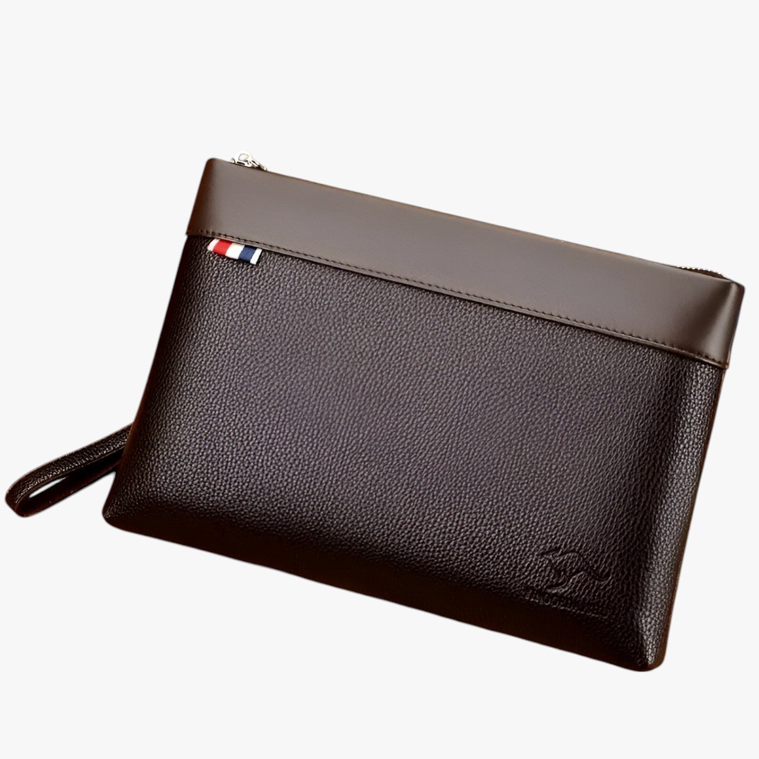Henrik | Borsa di Lusso in Pelle con Grande Capacità - marrone - mens accessory mens wallet wallet - Concept Palermo