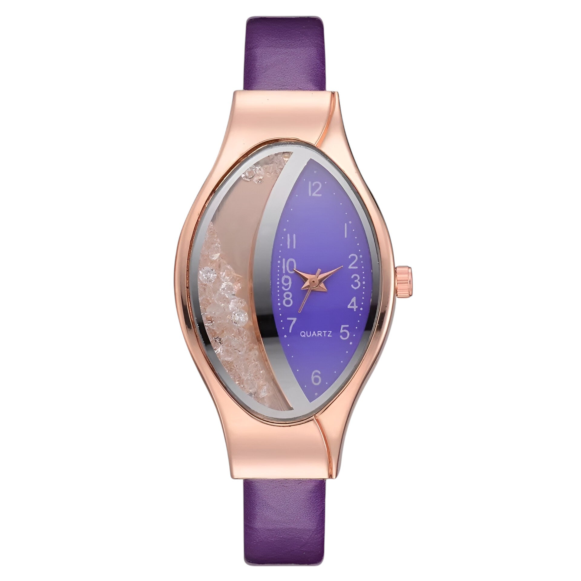 Camilla | Orologio da donna al quarzo con diamanti di lusso - Viola - female watch watch for women - Concept Palermo