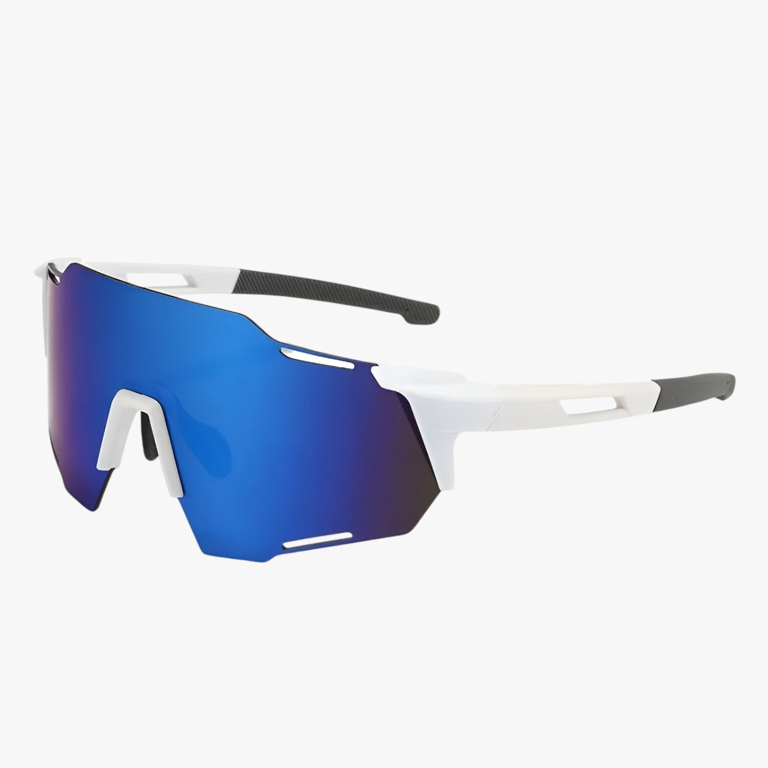 Leroy | Occhiali da sole per bici – Protezione antivento e visione nitida - Bianco Blu - mens sunglasses Polarized man sunglasses Sunglasses sunglasses polarized men - Concept Palermo
